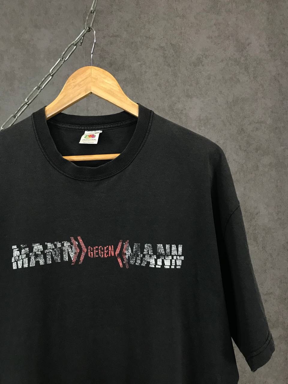 Band Tees Rammstein Mann Gegen 2005 vintage rock band tee Size US XL / EU 56 / 4 - 3 Thumbnail