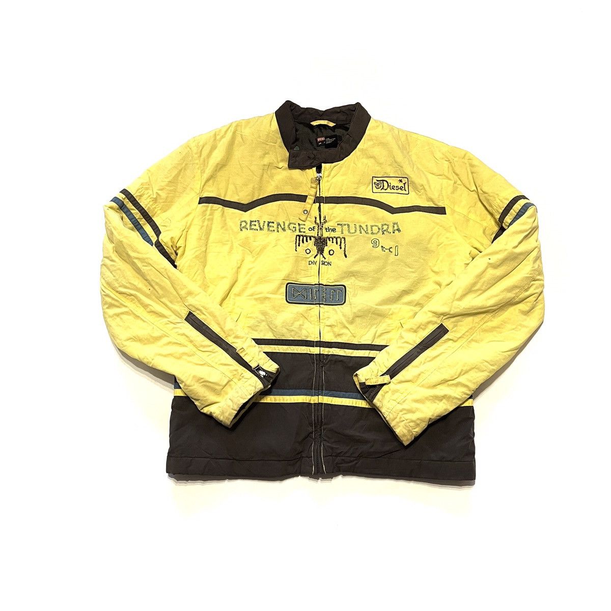 Diesel × Vintage Diesel Revenge of the Tundra yellow jacket 