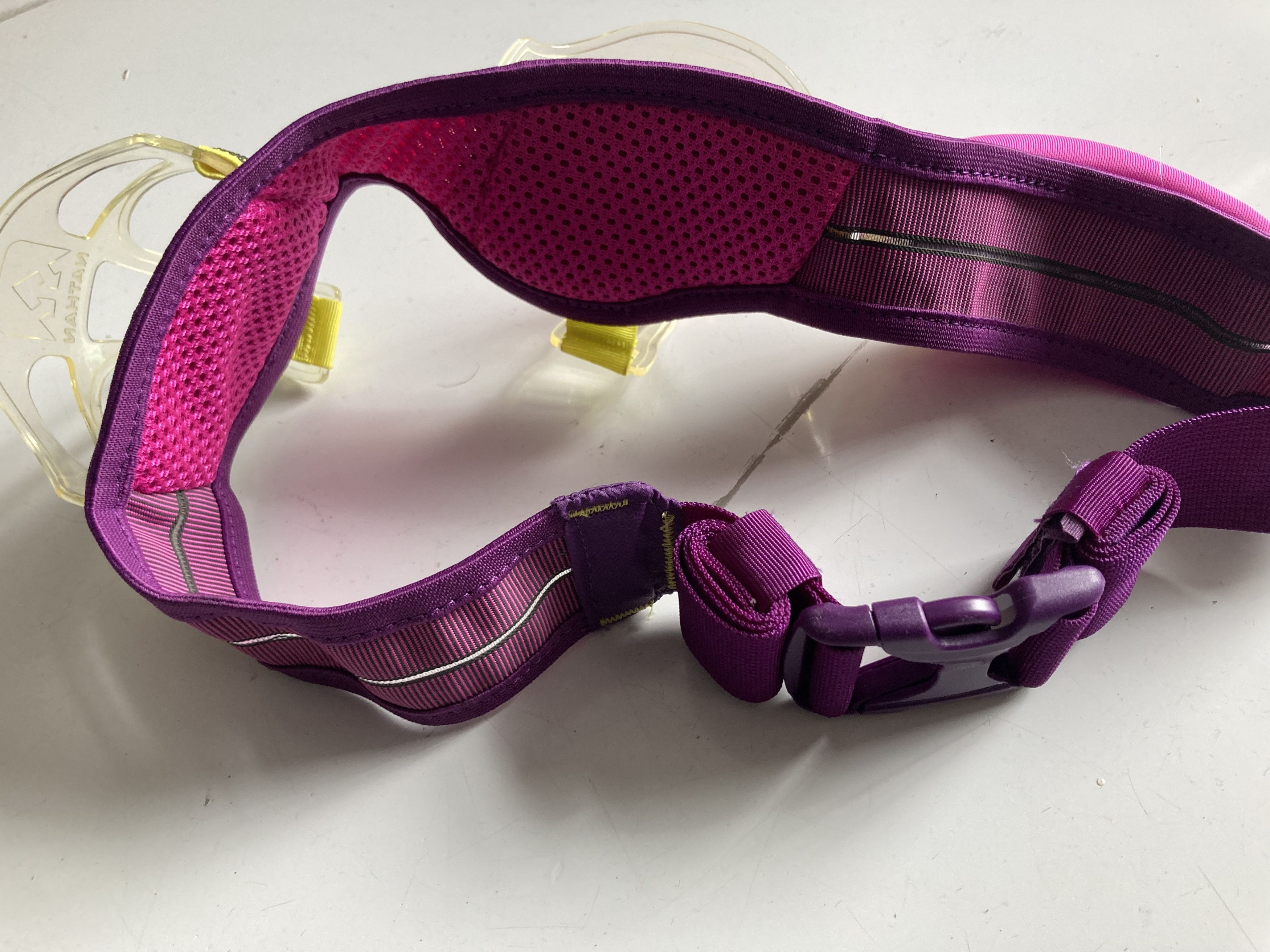 Other Nathan Run Jog Trail Belt for 2 Water Bottles flask Zip Size ONE SIZE - 4 Thumbnail