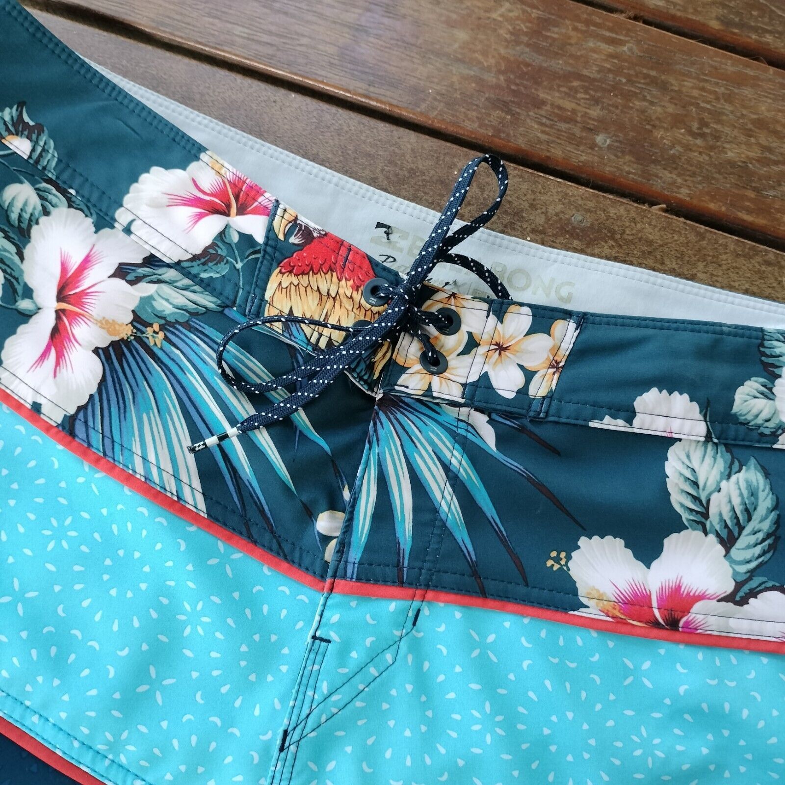 Billabong Billabong Board Shorts Boardies Floral Platinum X Tribong Size US 36 / EU 52 - 4 Thumbnail