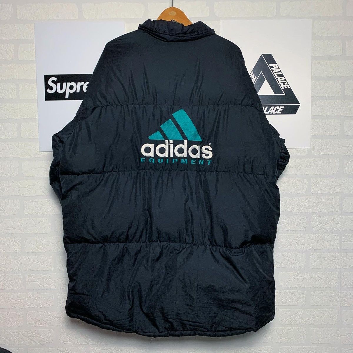 90s Adidas Sport Long Puffer Jacket L XL