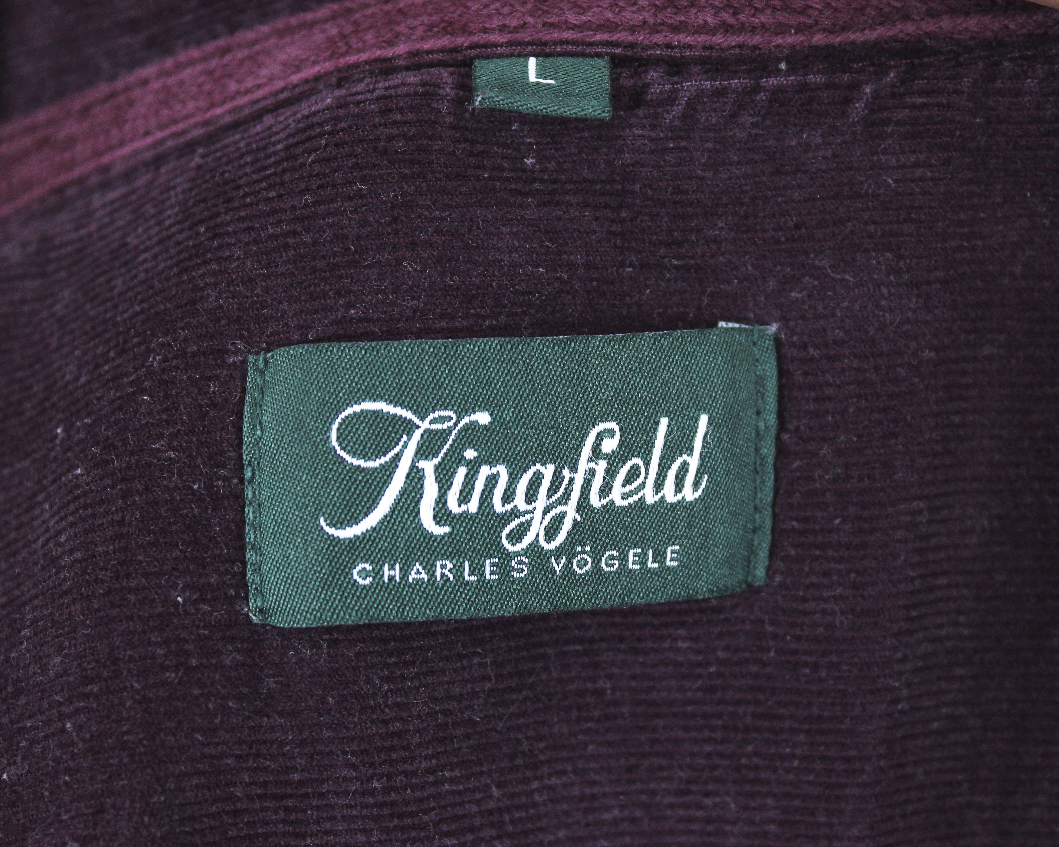 Other × Vintage Kingfield L Shirt Corduroy Soft Cotton Cords Long Sleeve Top Size US L / EU 52-54 / 3 - 5 Thumbnail