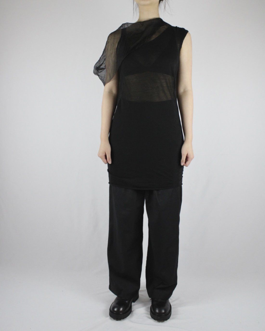 Rick Owens SS10 "Release" Sheer Dress Size XS / US 0-2 / IT 36-38 - 3 Thumbnail