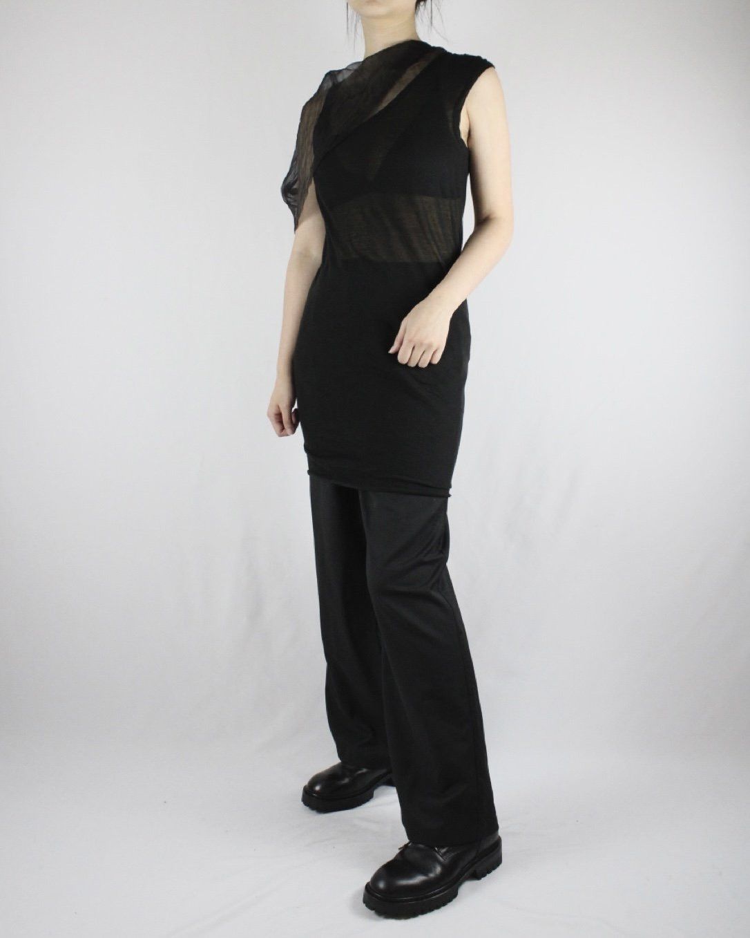 Rick Owens SS10 "Release" Sheer Dress Size XS / US 0-2 / IT 36-38 - 2 Thumbnail