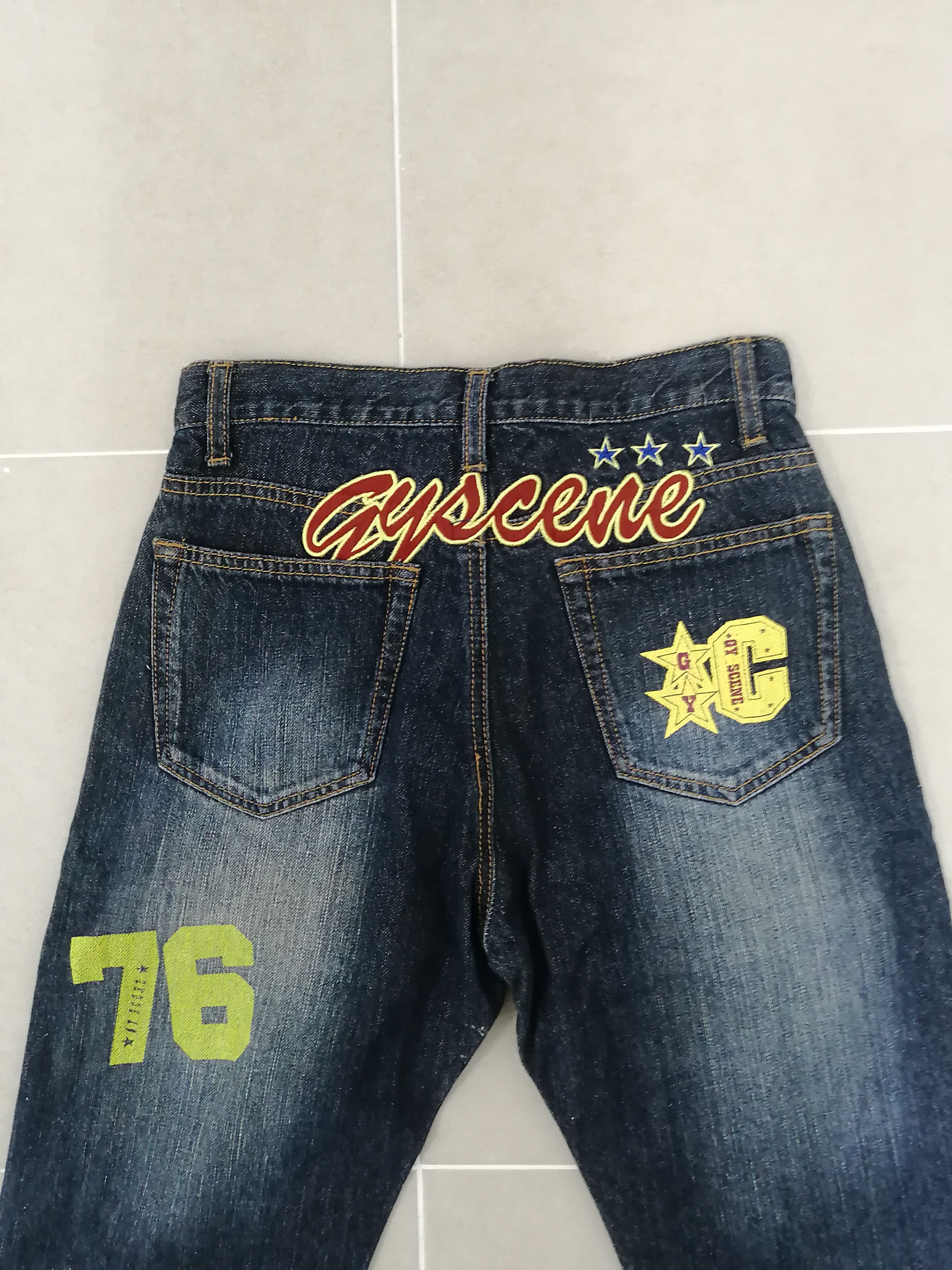 Japanese Brand GY SCENE JEANS Size US 27 - 9 Thumbnail