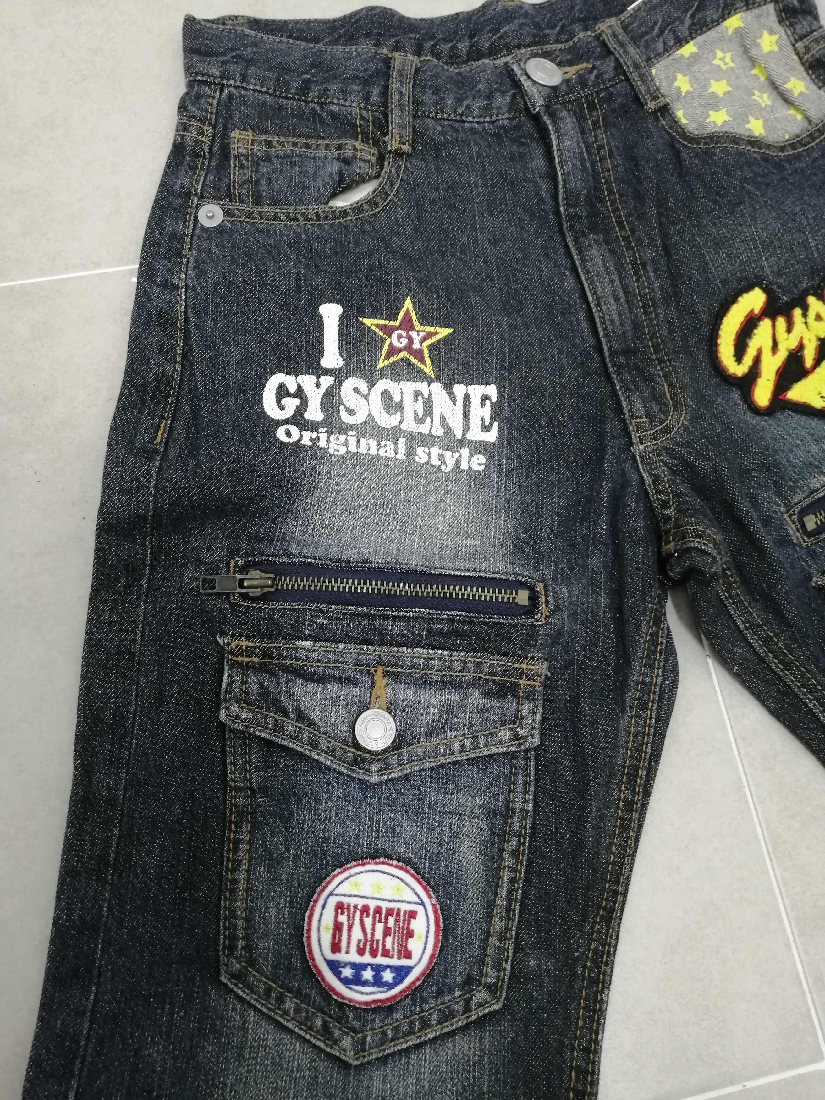 Japanese Brand GY SCENE JEANS Size US 27 - 6 Thumbnail