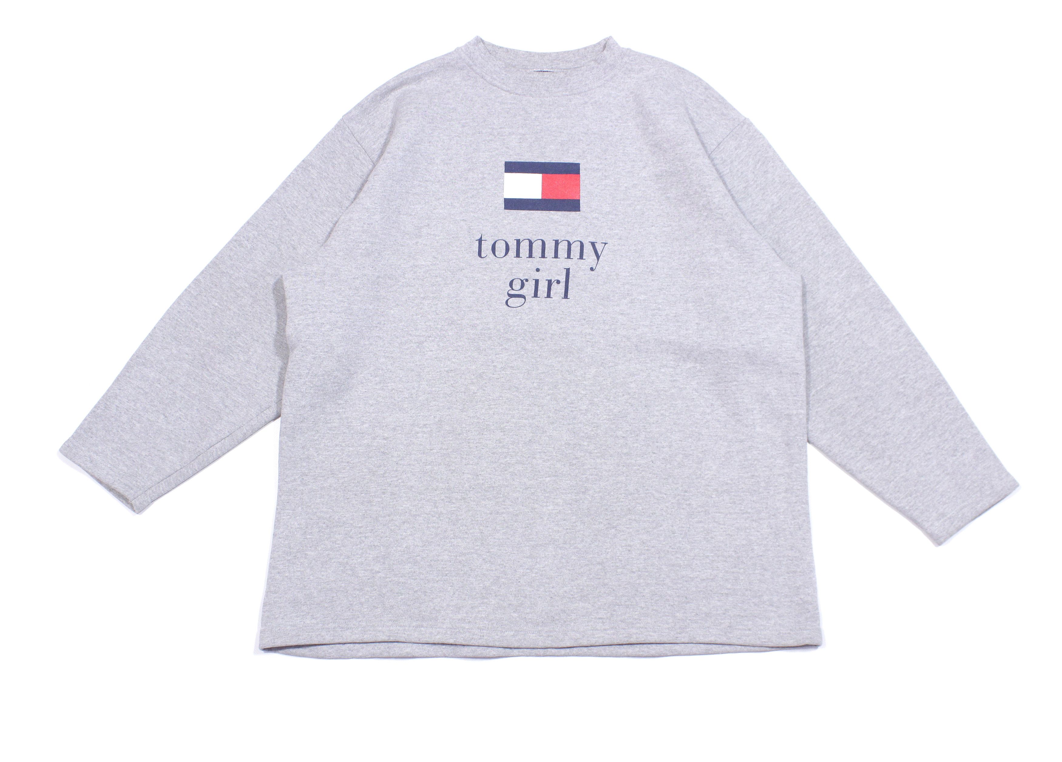 Tommy Hilfiger 90S Big Logo Baggy Sweatshirt Vintage Size L / US 10 / IT 46 - 1 Thumbnail
