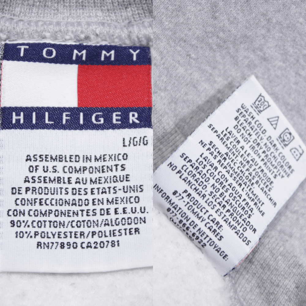 Tommy Hilfiger 90S Big Logo Baggy Sweatshirt Vintage Size L / US 10 / IT 46 - 8 Thumbnail
