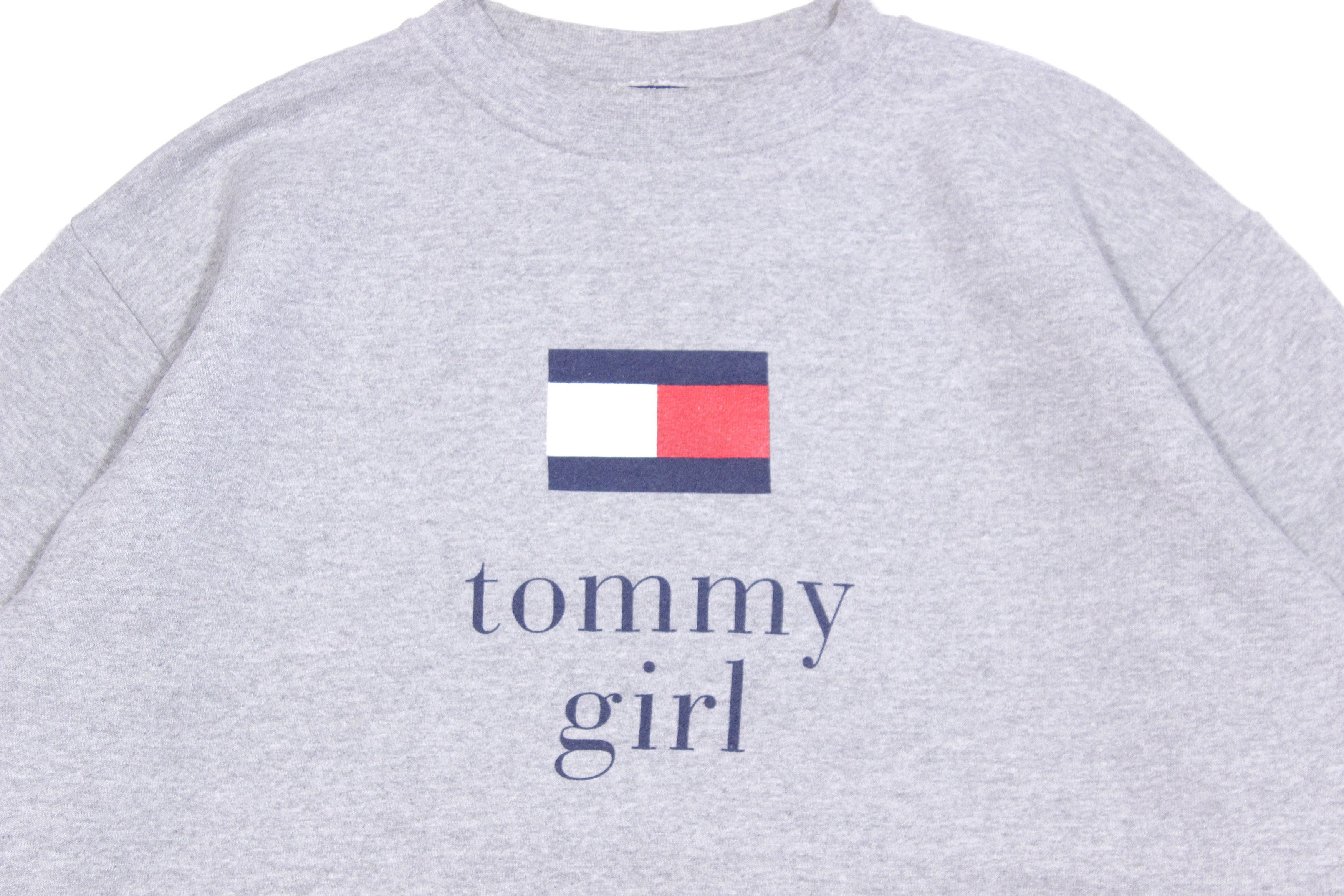 Tommy Hilfiger 90S Big Logo Baggy Sweatshirt Vintage Size L / US 10 / IT 46 - 3 Thumbnail