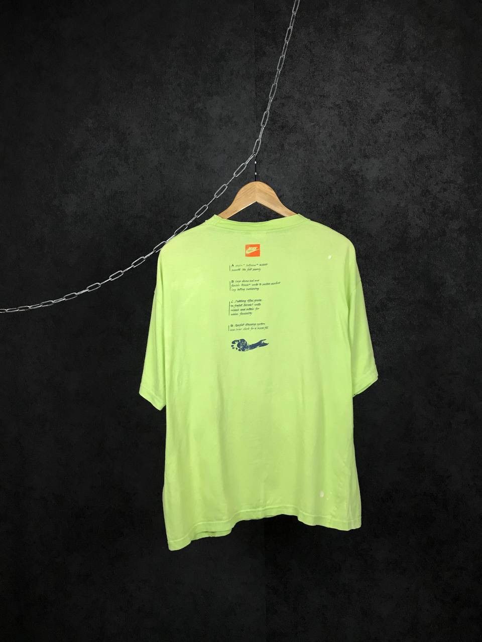 Nike × Vintage Nike swoosh streetwear vintage rare overprinted tee Size US L / EU 52-54 / 3 - 2 Thumbnail