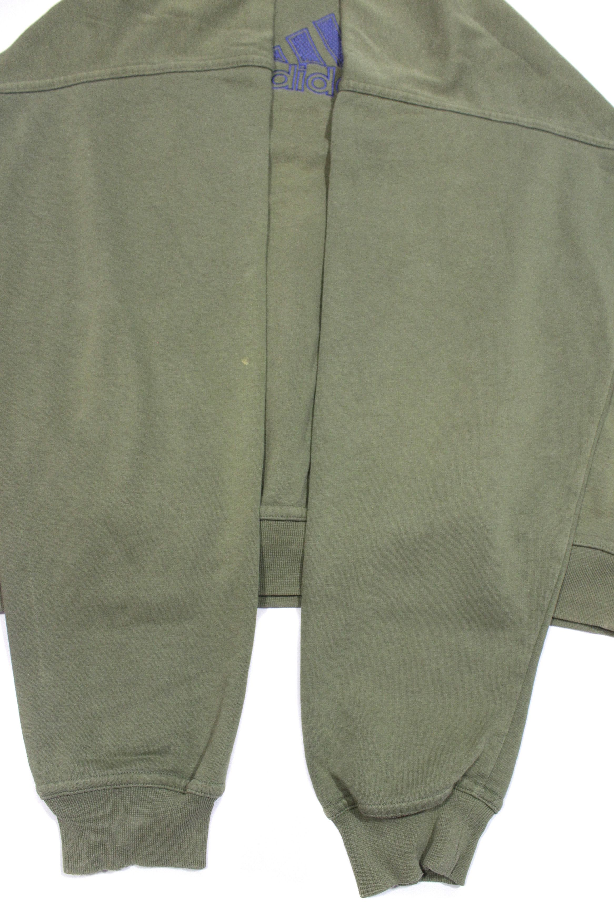 Adidas 90S Big Logo Distressed Bggy Sweatshirt Size US XL / EU 56 / 4 - 5 Thumbnail