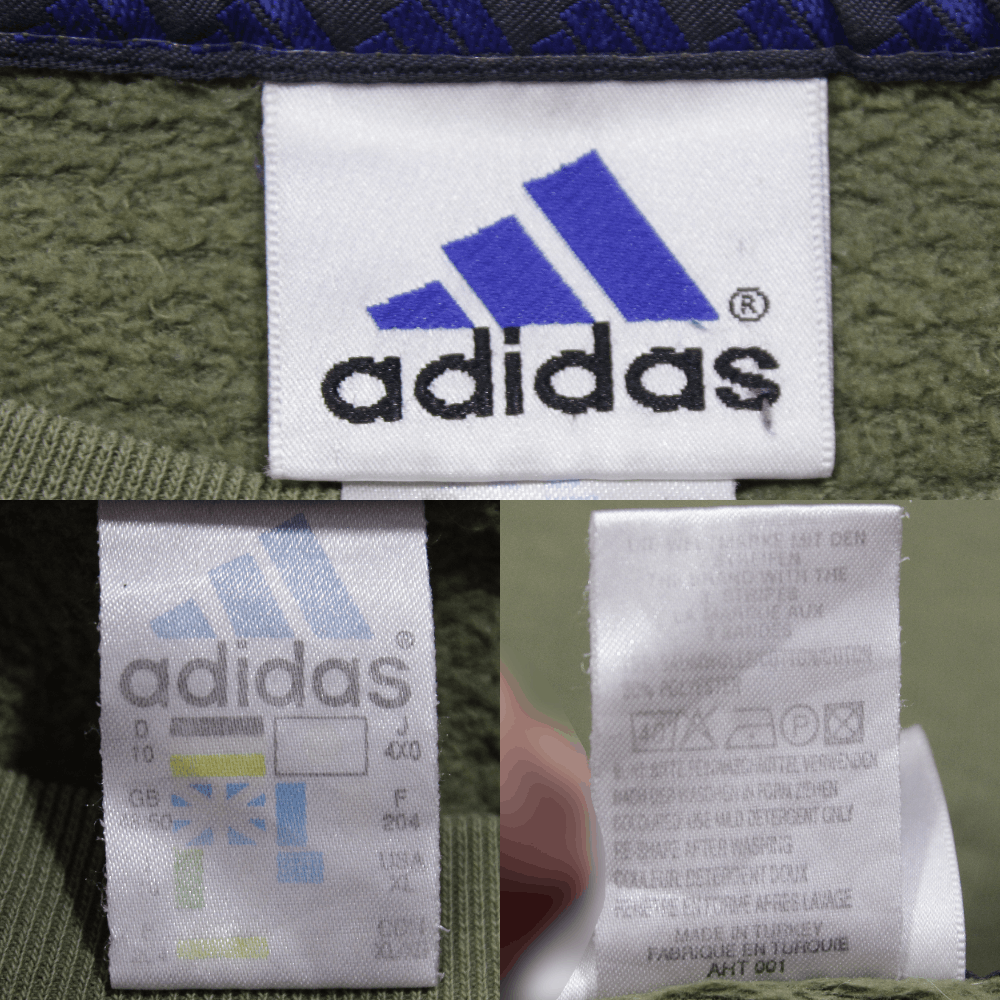 Adidas 90S Big Logo Distressed Bggy Sweatshirt Size US XL / EU 56 / 4 - 10 Thumbnail