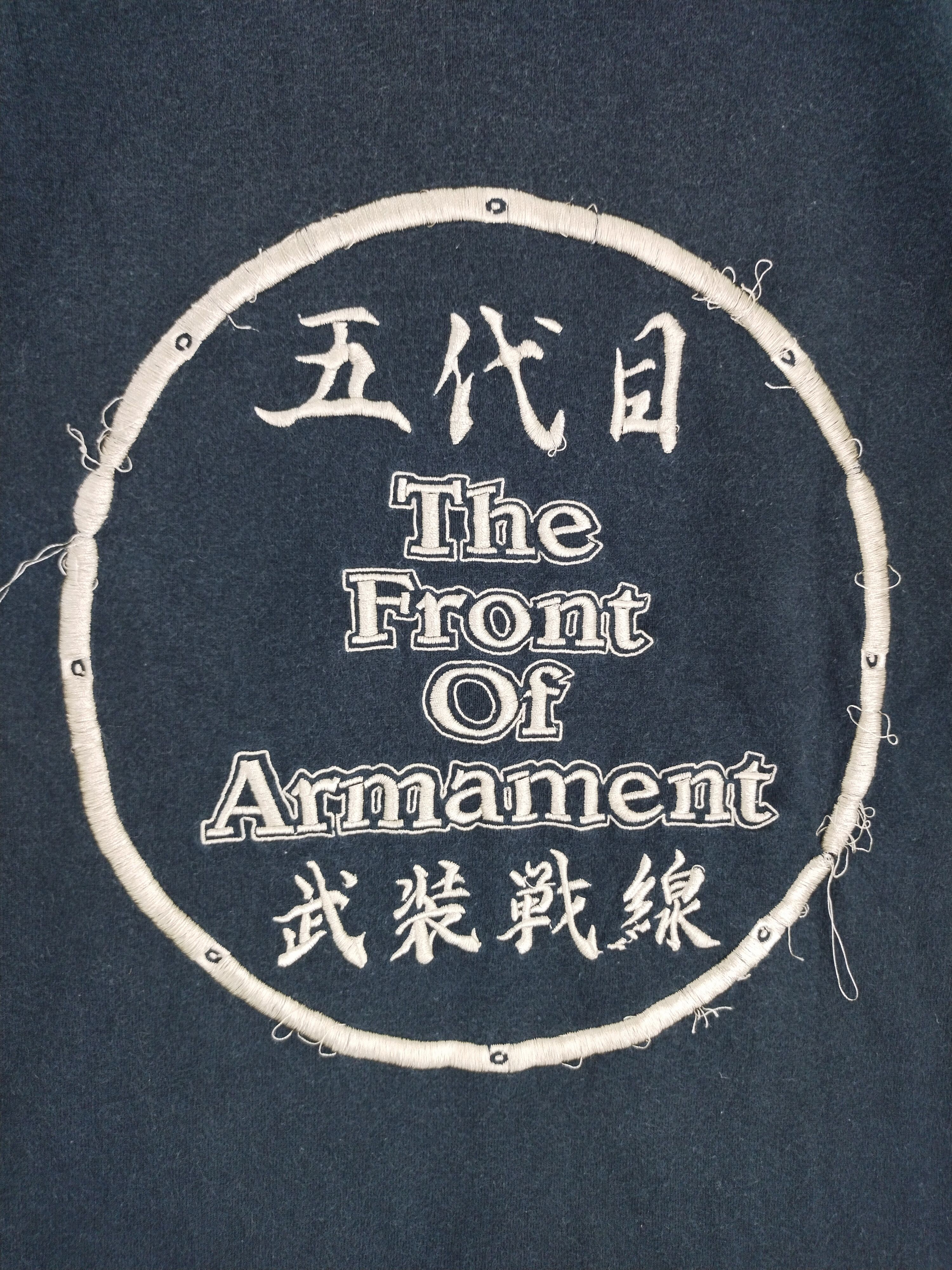 Japanese Brand CROWS THE FRONT OF ARMEMENT SHIRT TEE Size US M / EU 48-50 / 2 - 4 Thumbnail