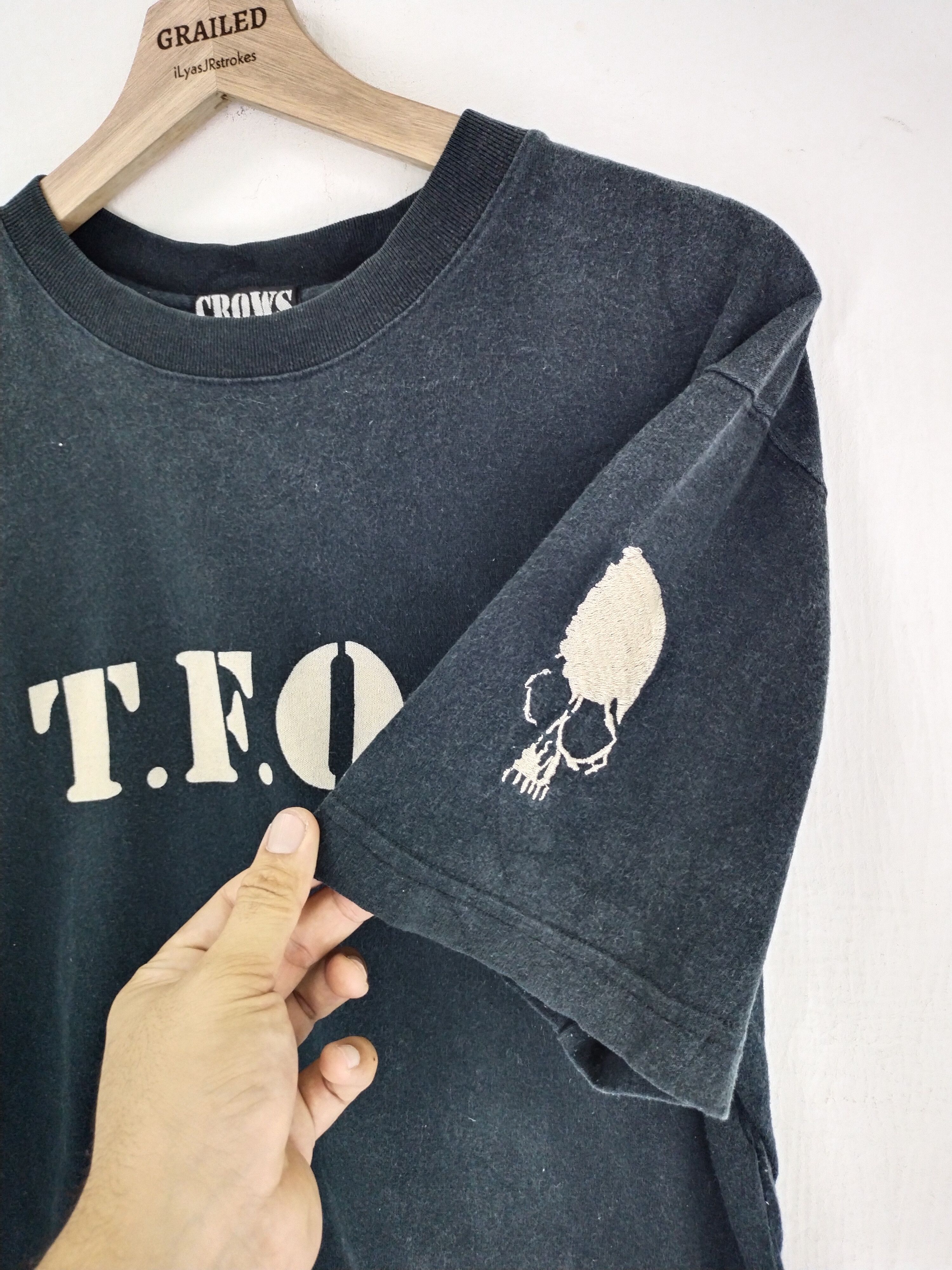Japanese Brand CROWS THE FRONT OF ARMEMENT SHIRT TEE Size US M / EU 48-50 / 2 - 6 Thumbnail