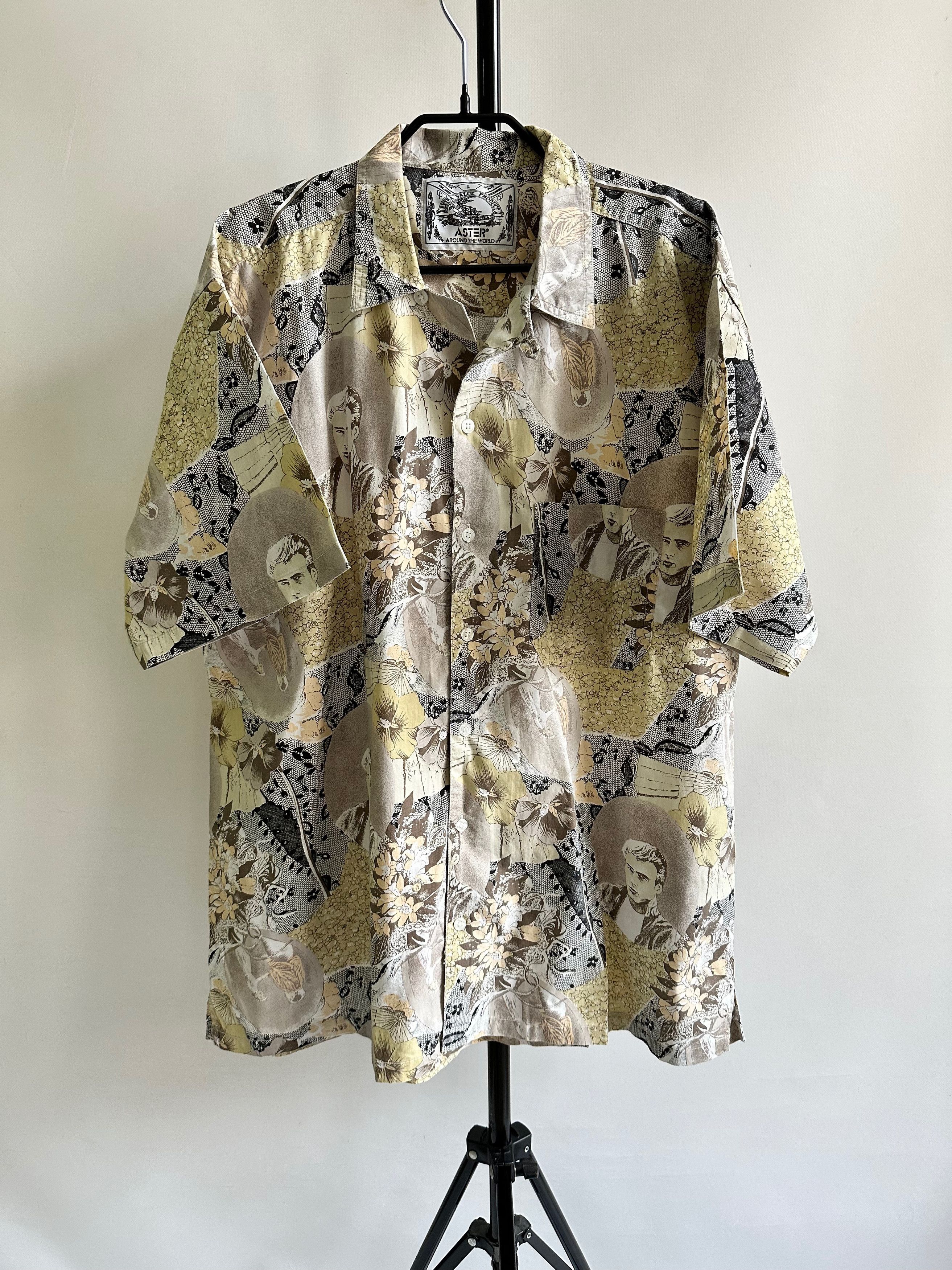 Vintage 90's vintage hawaiian cotton shirt over print streetwear Size US L / EU 52-54 / 3 - 1 Thumbnail