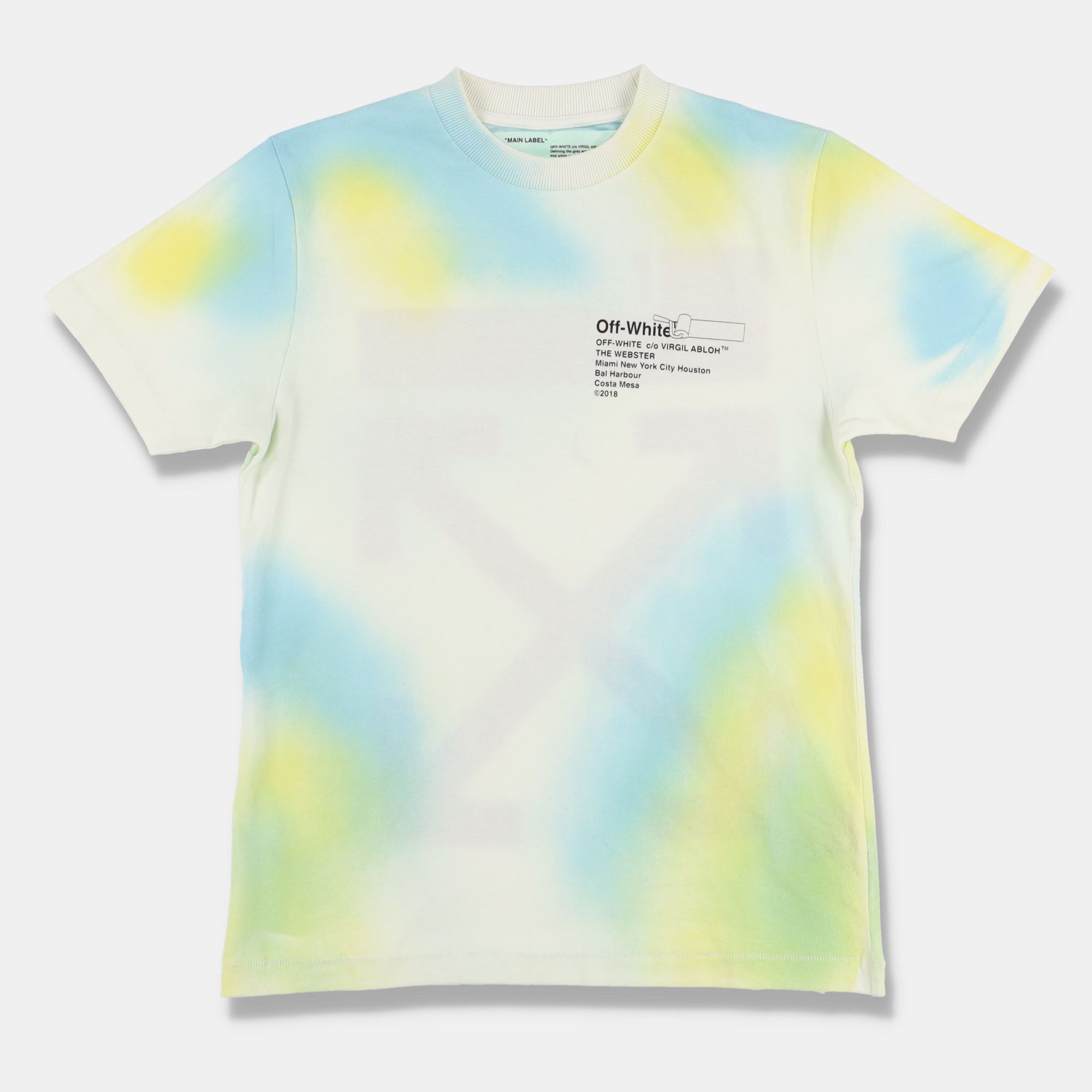 Off-White x The Webster Tie Dye Paint Roller Arrows T-Shirt Size US XS / EU 42 / 0 - 7 Thumbnail