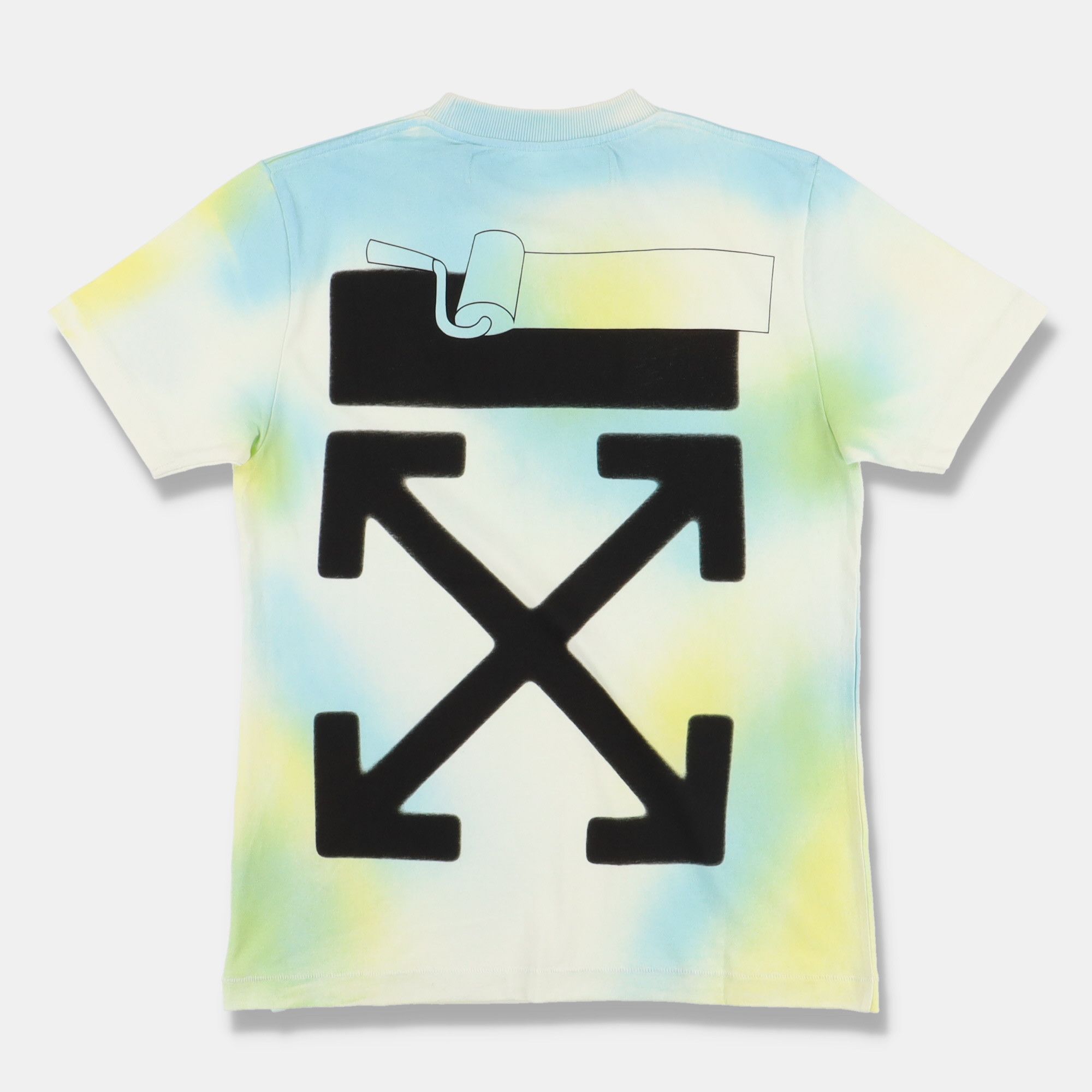 Off-White x The Webster Tie Dye Paint Roller Arrows T-Shirt Size US XS / EU 42 / 0 - 1 Thumbnail