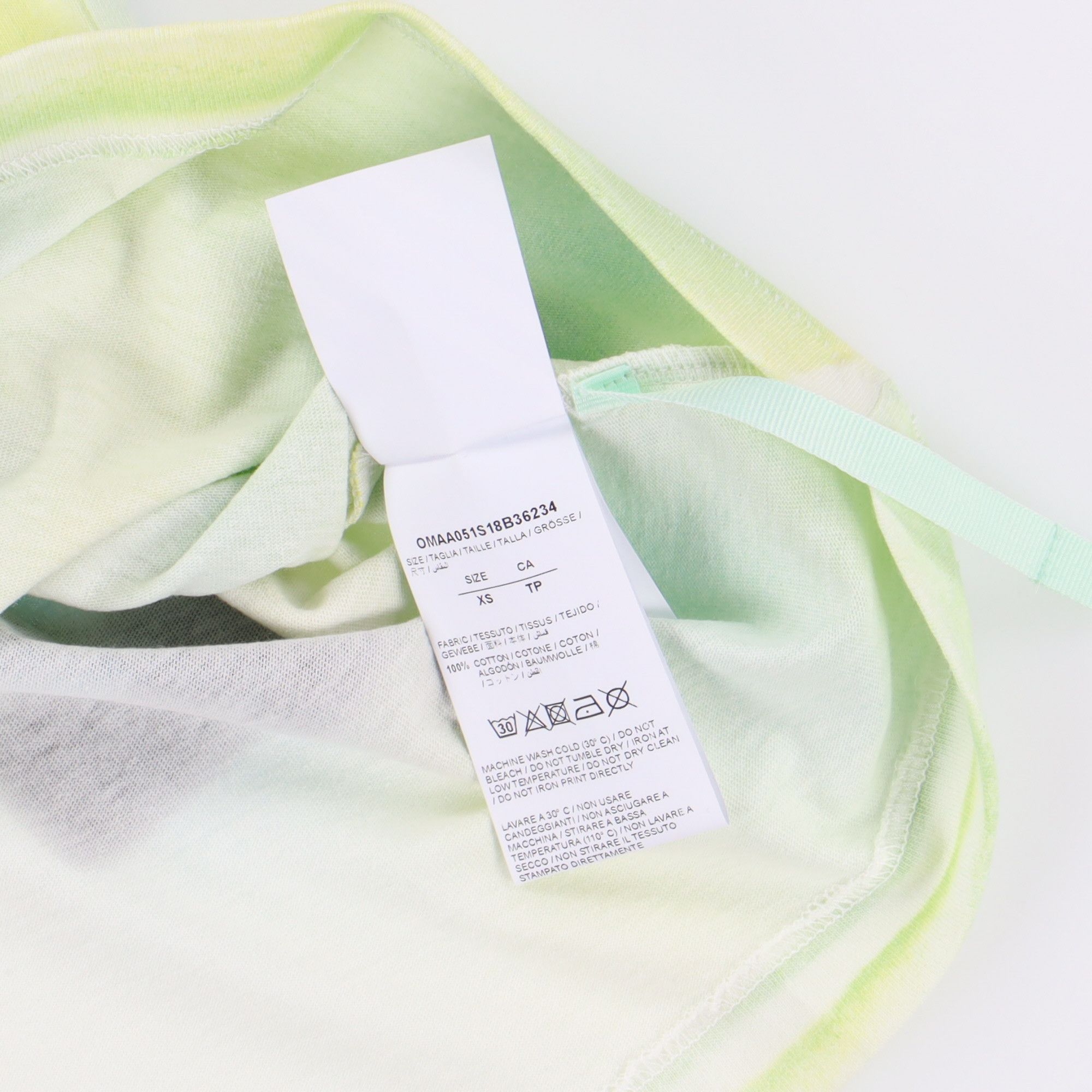 Off-White x The Webster Tie Dye Paint Roller Arrows T-Shirt Size US XS / EU 42 / 0 - 9 Thumbnail