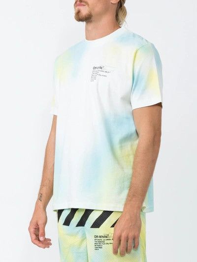 Off-White x The Webster Tie Dye Paint Roller Arrows T-Shirt Size US XS / EU 42 / 0 - 6 Thumbnail