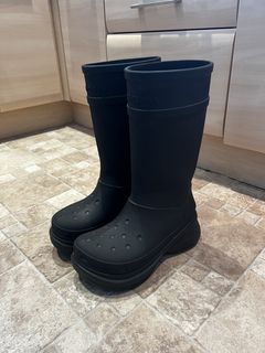 Balenciaga Women's Crocs Rain Boots