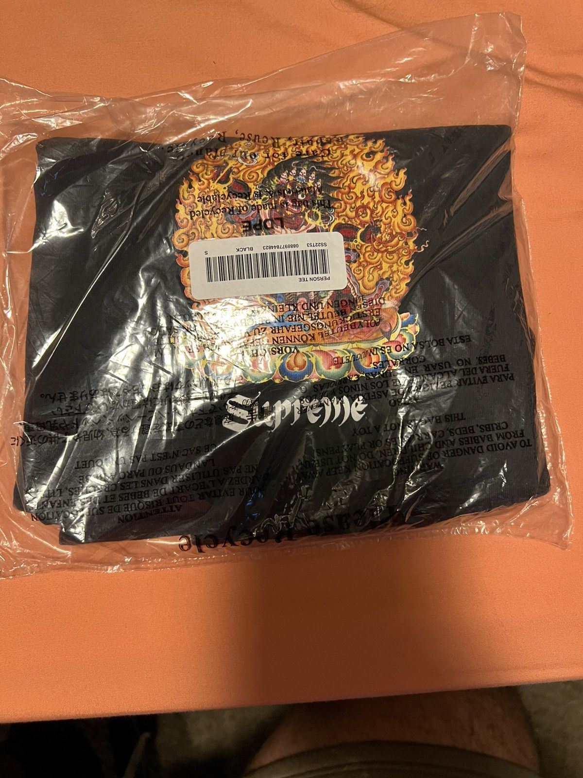 Supreme Supreme Person Tee Black Size US S / EU 44-46 / 1 - 1 Thumbnail