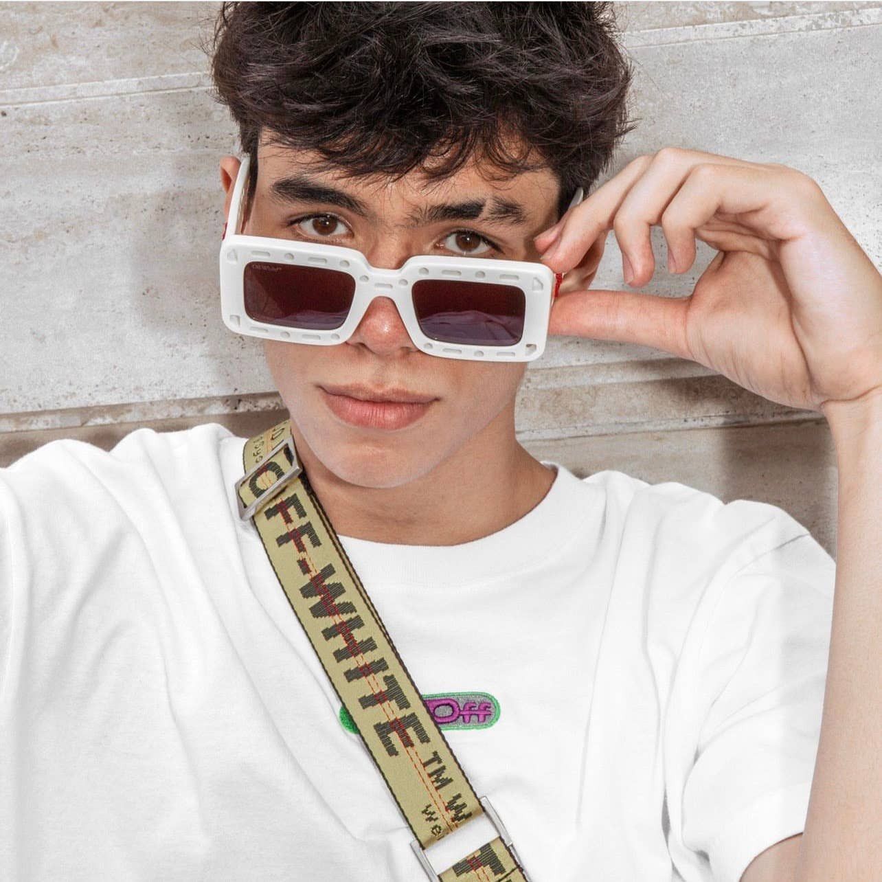 New! OFF-WHITE Sunglasses OERI025 0107 Authentic