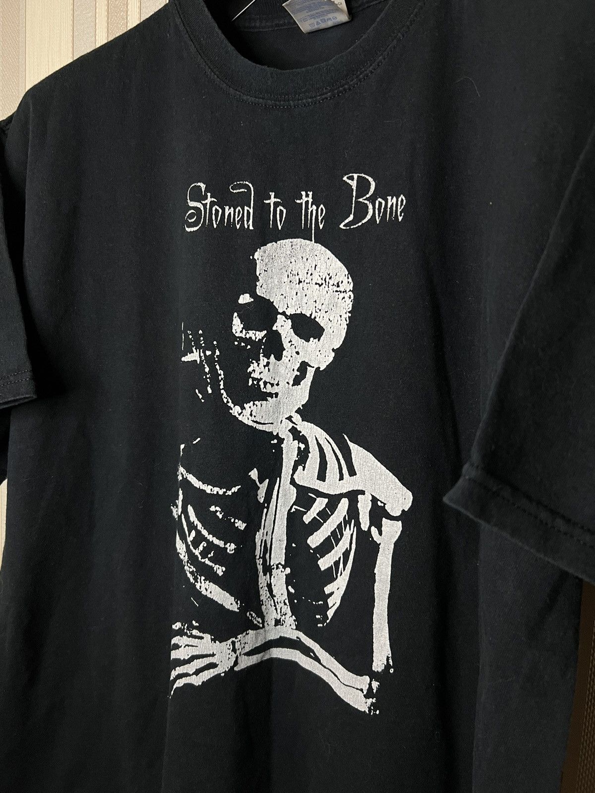 Bob Marley × Vintage Vintage Stoned to the Bone Tee Weed Marijuana T shirt Size US XL / EU 56 / 4 - 5 Thumbnail