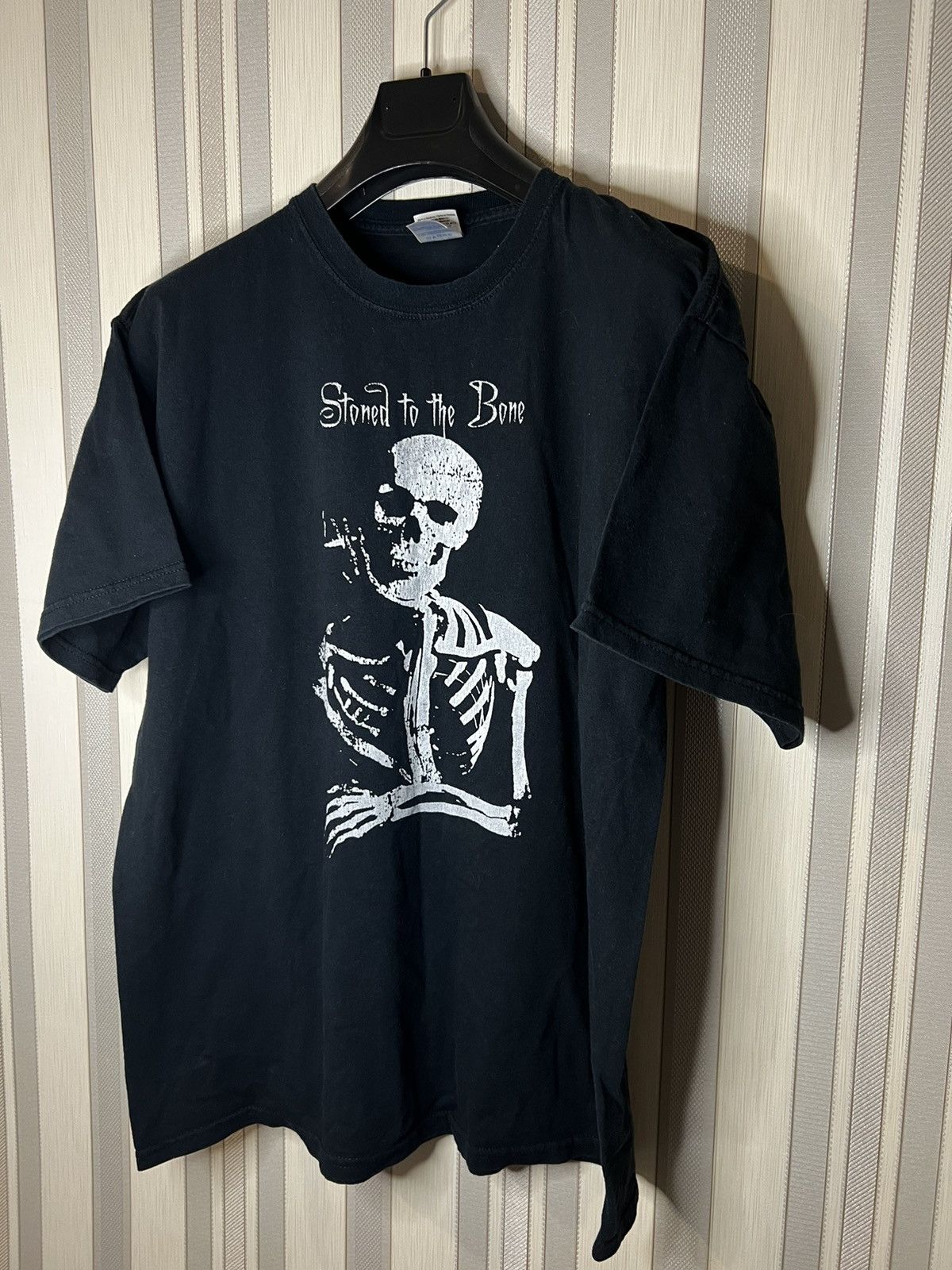 Bob Marley × Vintage Vintage Stoned to the Bone Tee Weed Marijuana T shirt Size US XL / EU 56 / 4 - 2 Thumbnail