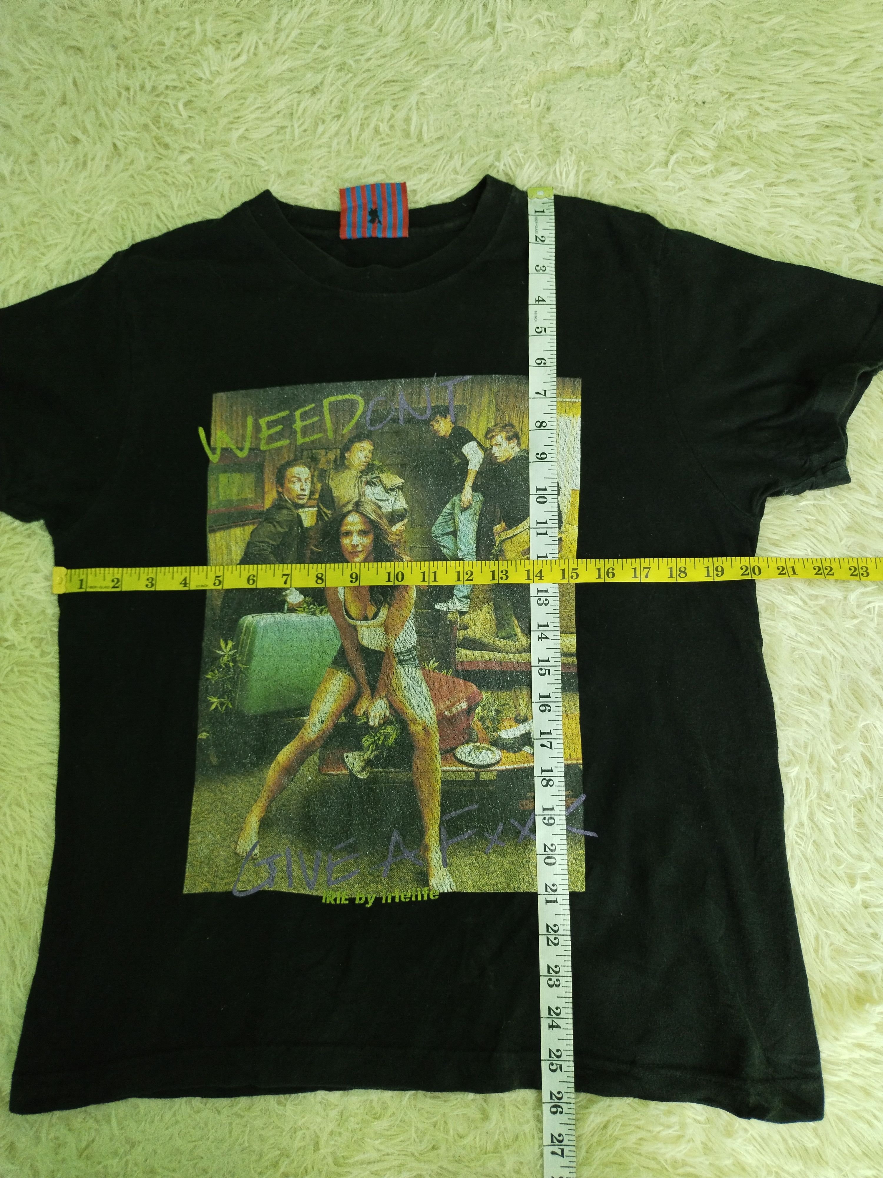 Vintage IRIE WEED OUT GIVE A FUCK SHIRT TEE Size US M / EU 48-50 / 2 - 10 Thumbnail