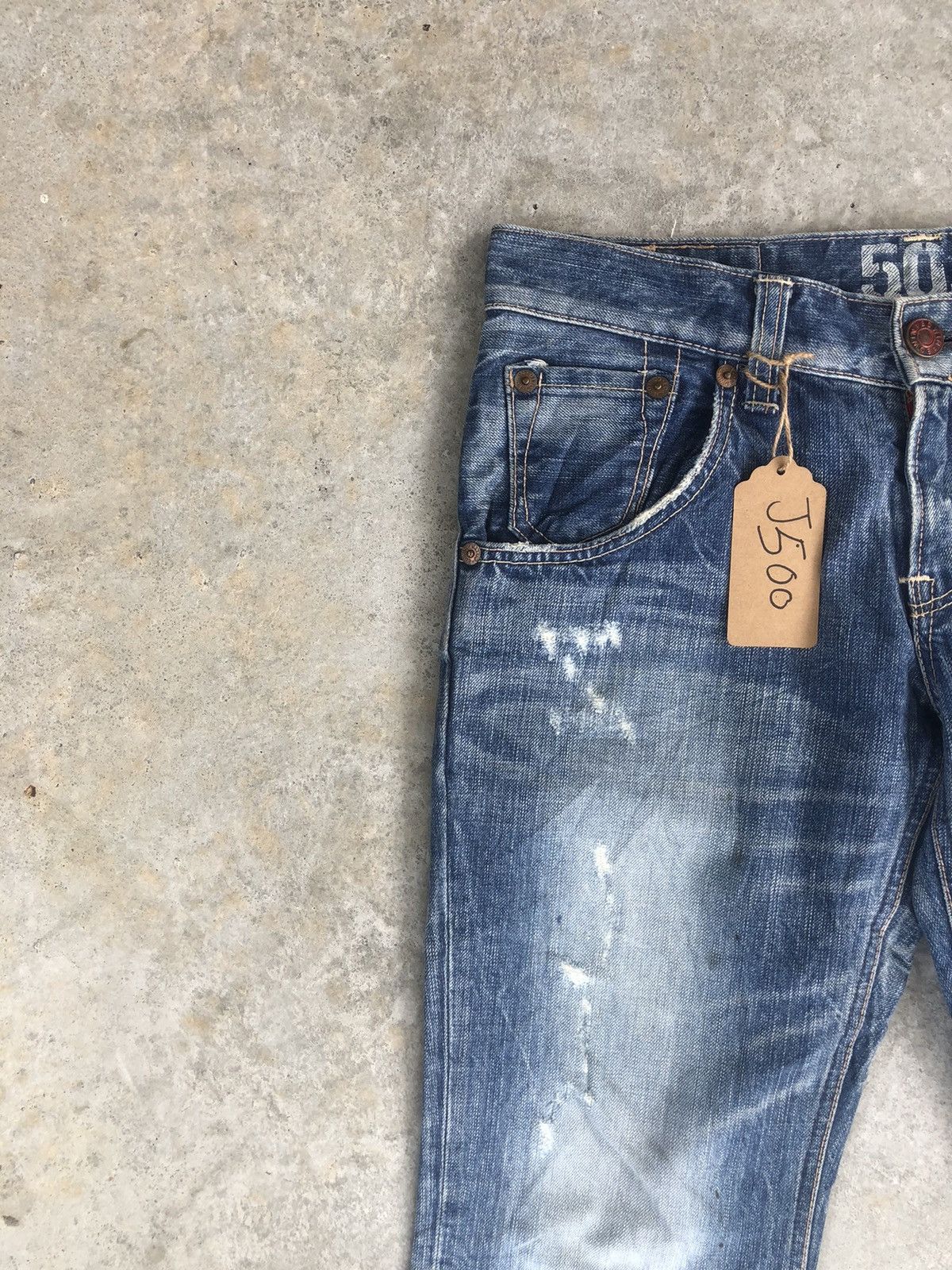 Edwin Edwin 503 Flared Jeans Distressed Jeans Size US 32 / EU 48 - 4 Thumbnail