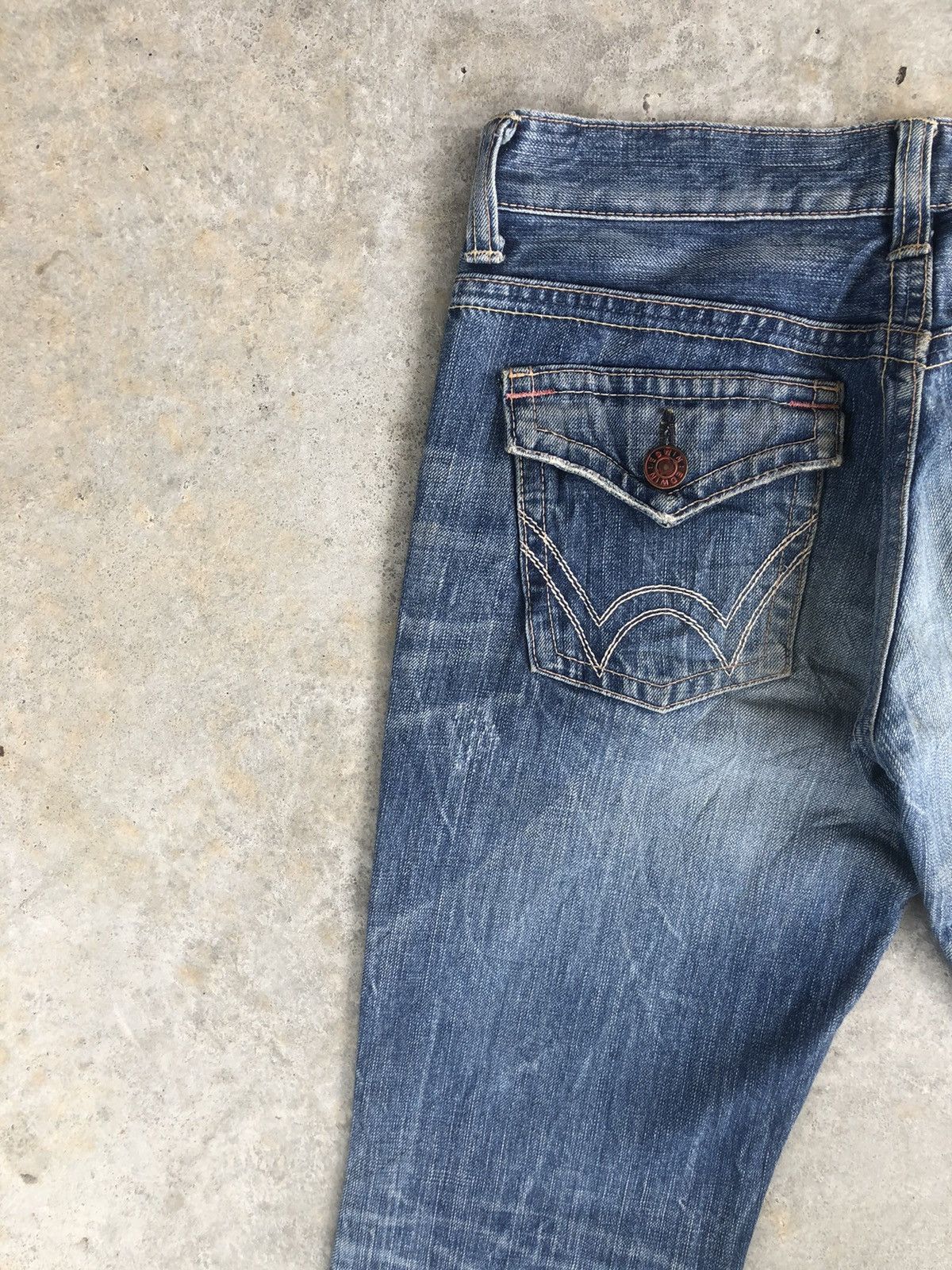 Edwin Edwin 503 Flared Jeans Distressed Jeans Size US 32 / EU 48 - 9 Thumbnail