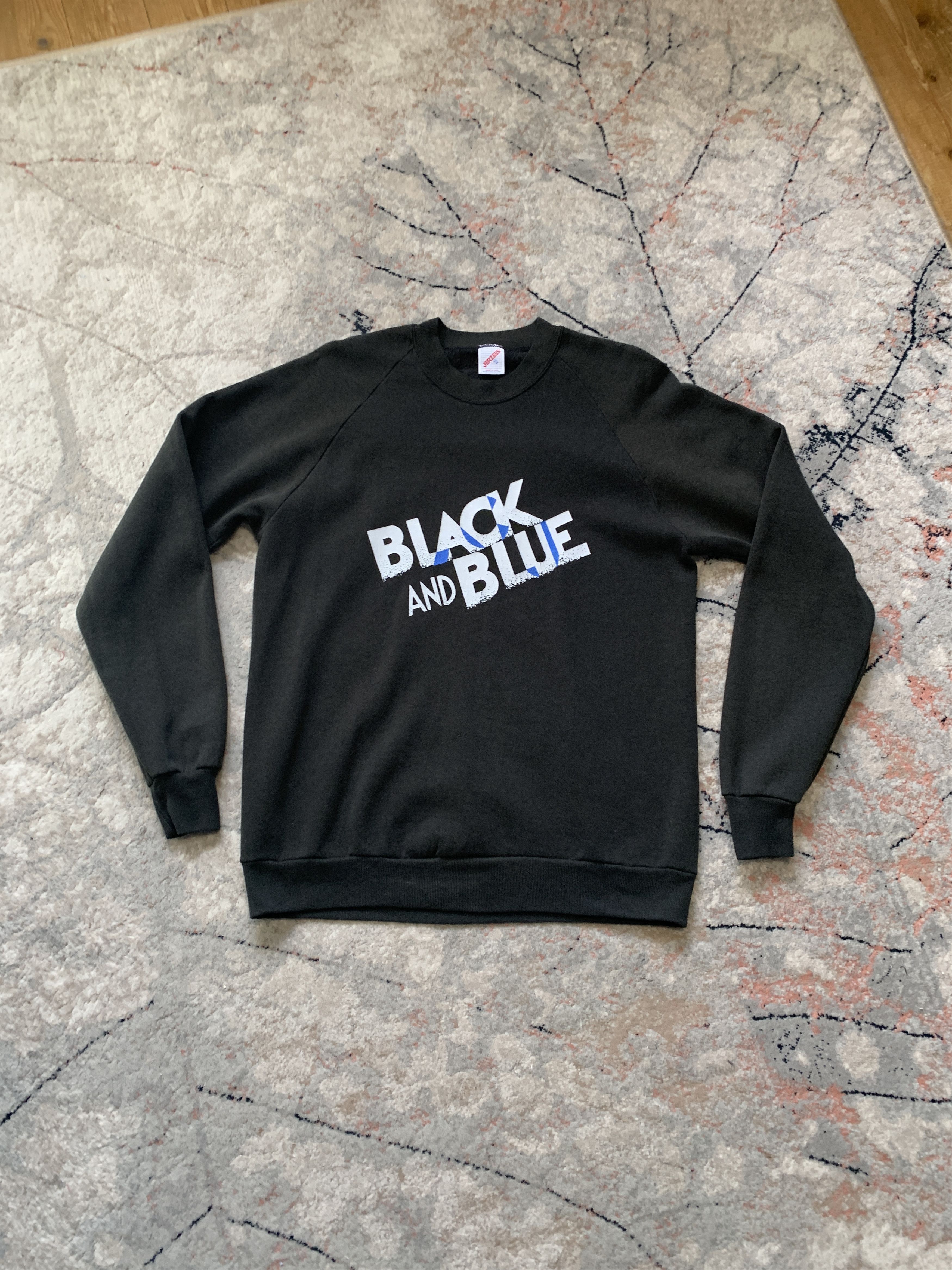 Other Black And Blue Vintage Jerzees Made In USA Sweatshirt Size US L / EU 52-54 / 3 - 2 Thumbnail