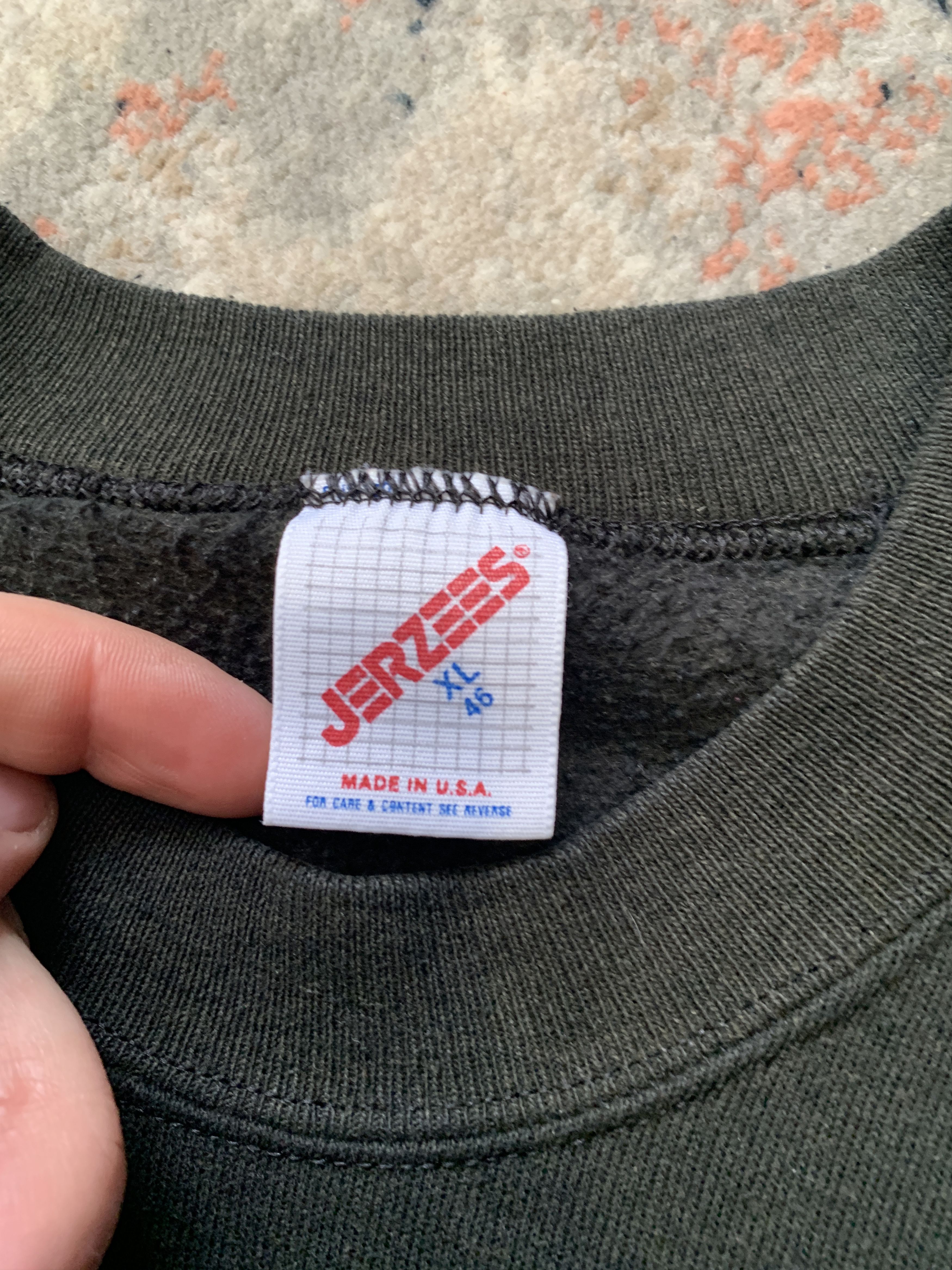 Other Black And Blue Vintage Jerzees Made In USA Sweatshirt Size US L / EU 52-54 / 3 - 4 Thumbnail