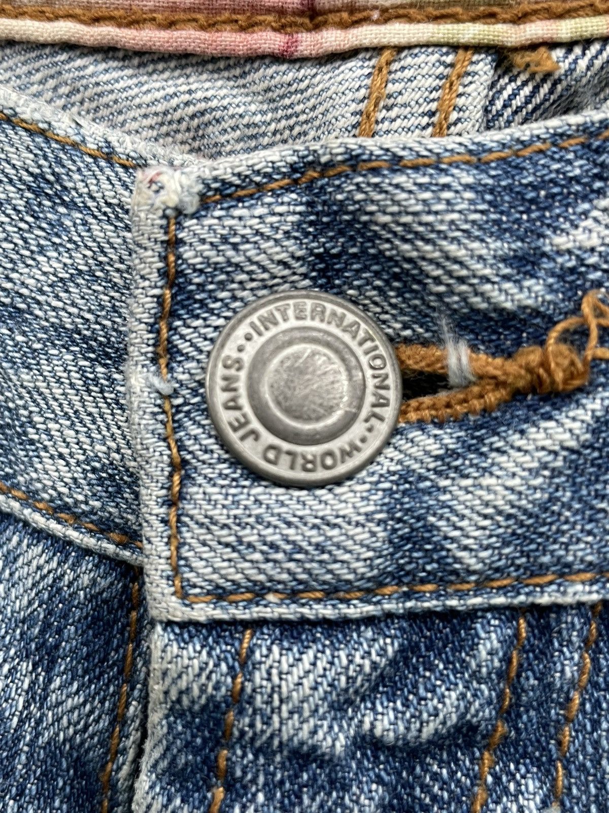 Japanese Brand Baden Rework Printed Jeans Size US 29 - 12 Thumbnail