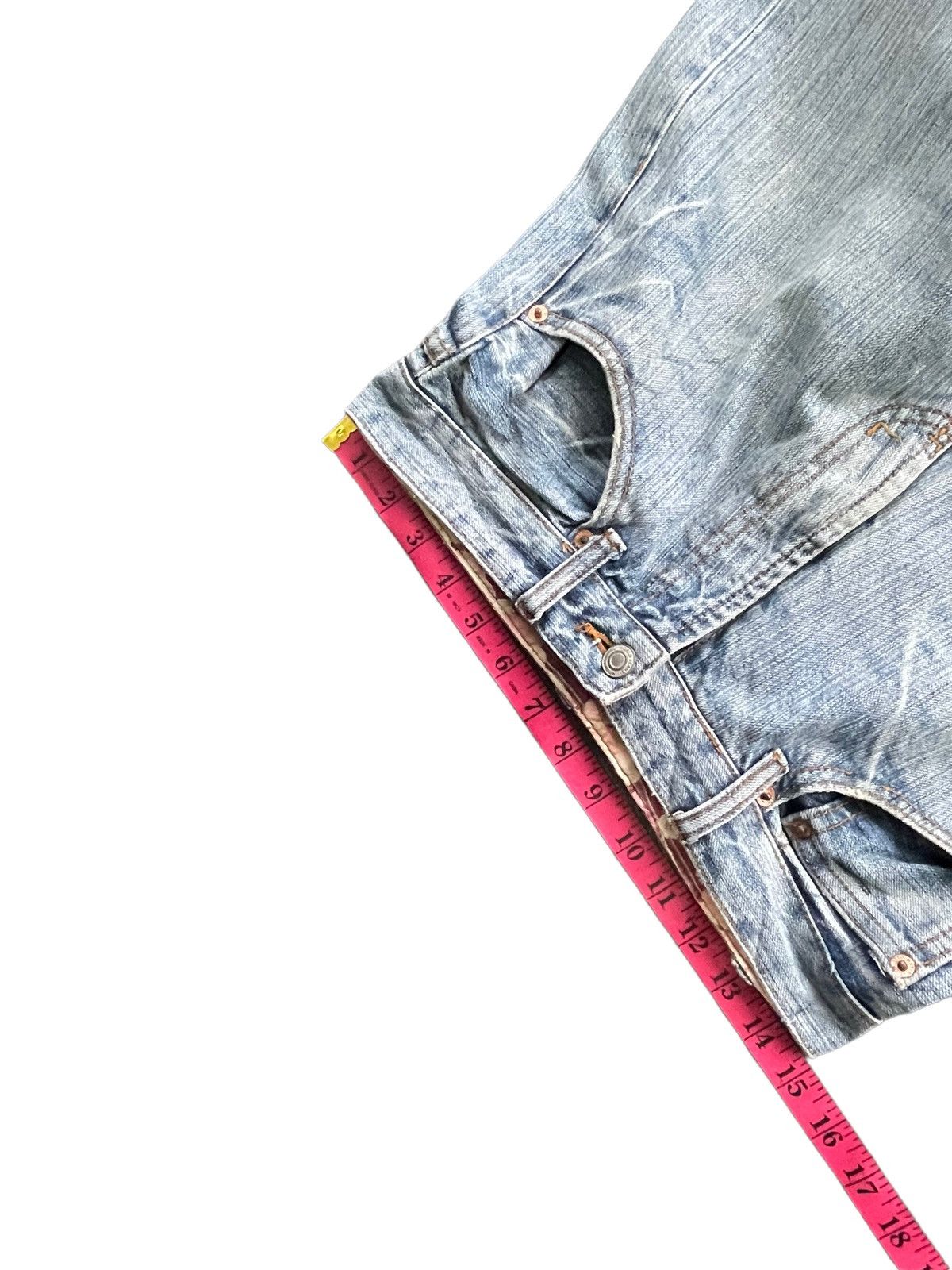 Japanese Brand Baden Rework Printed Jeans Size US 29 - 14 Thumbnail