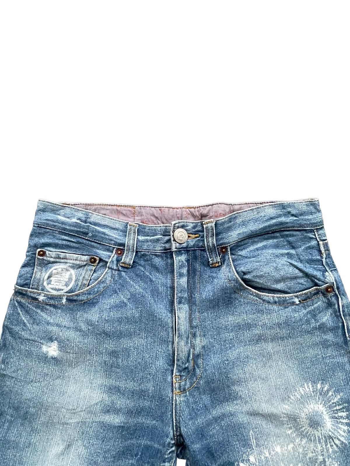 Japanese Brand Baden Printed Distresed Jeans Size US 32 / EU 48 - 6 Thumbnail
