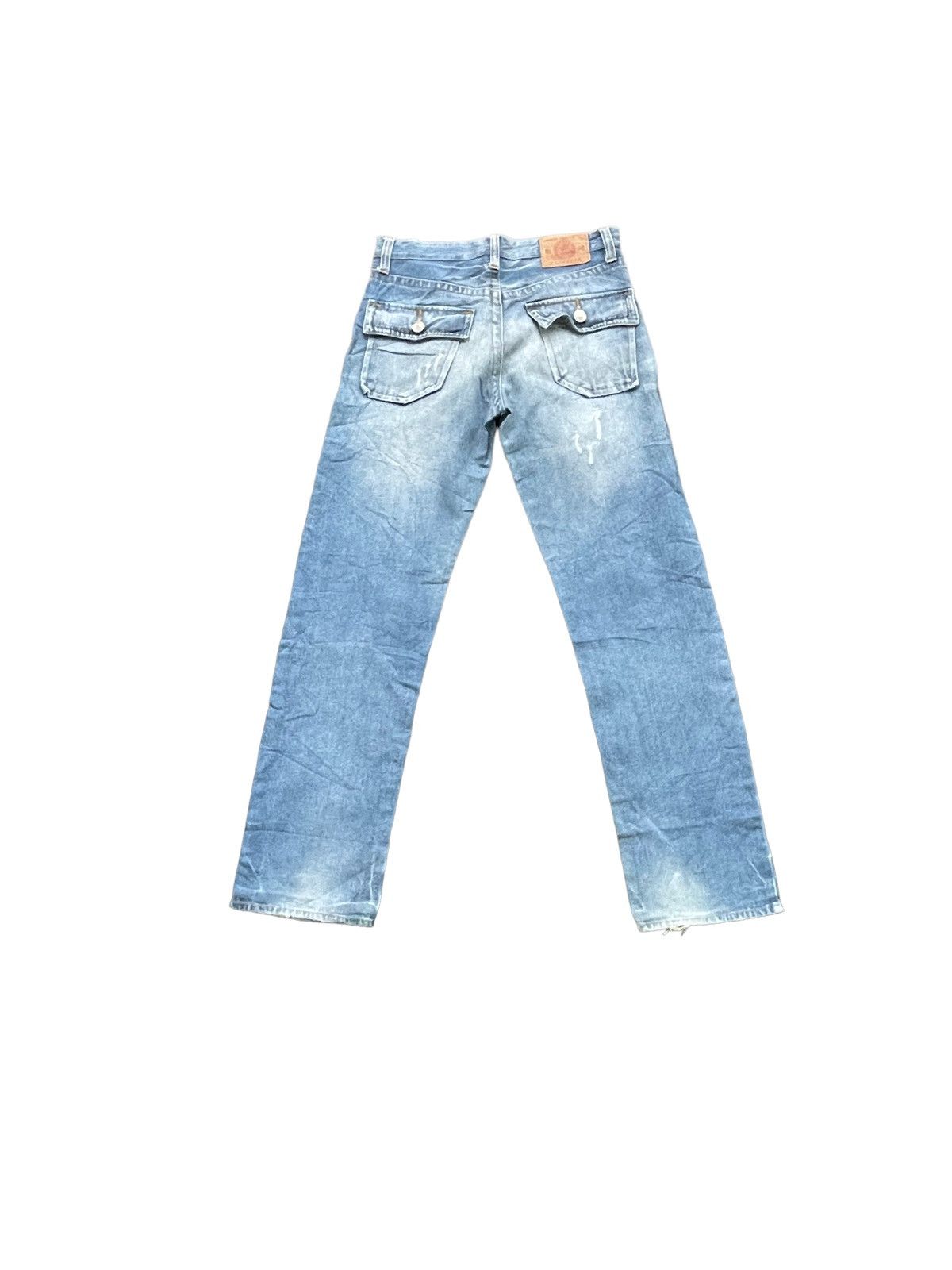 Japanese Brand Baden Printed Distresed Jeans Size US 32 / EU 48 - 7 Thumbnail