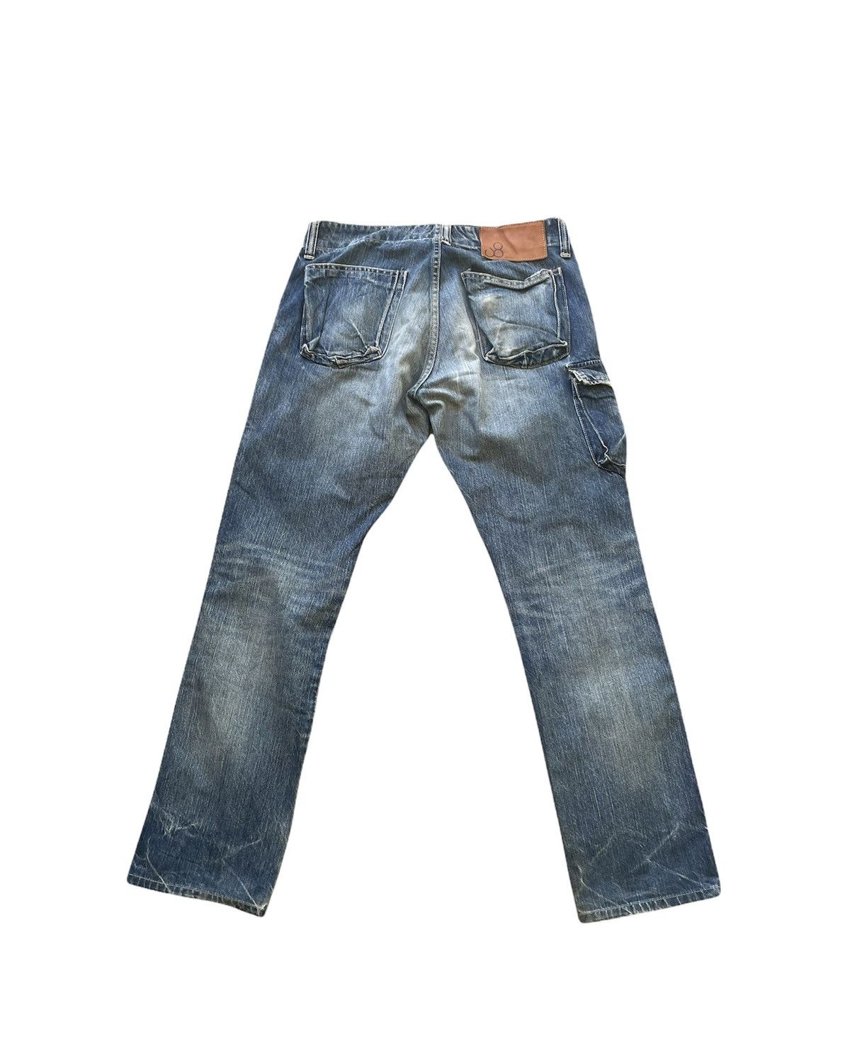 If Six Was Nine Vintage Johnbull 5 pocket Aging Faded Wash Denim Size US 32 / EU 48 - 8 Thumbnail