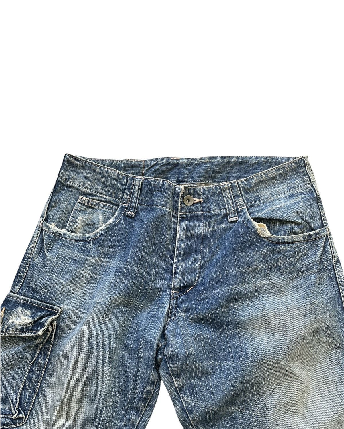 If Six Was Nine Vintage Johnbull 5 pocket Aging Faded Wash Denim Size US 32 / EU 48 - 5 Thumbnail