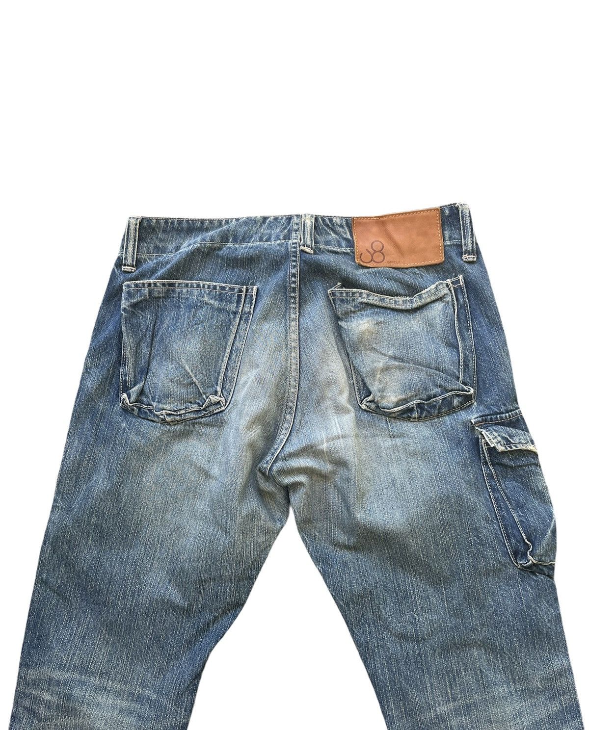 If Six Was Nine Vintage Johnbull 5 pocket Aging Faded Wash Denim Size US 32 / EU 48 - 10 Thumbnail