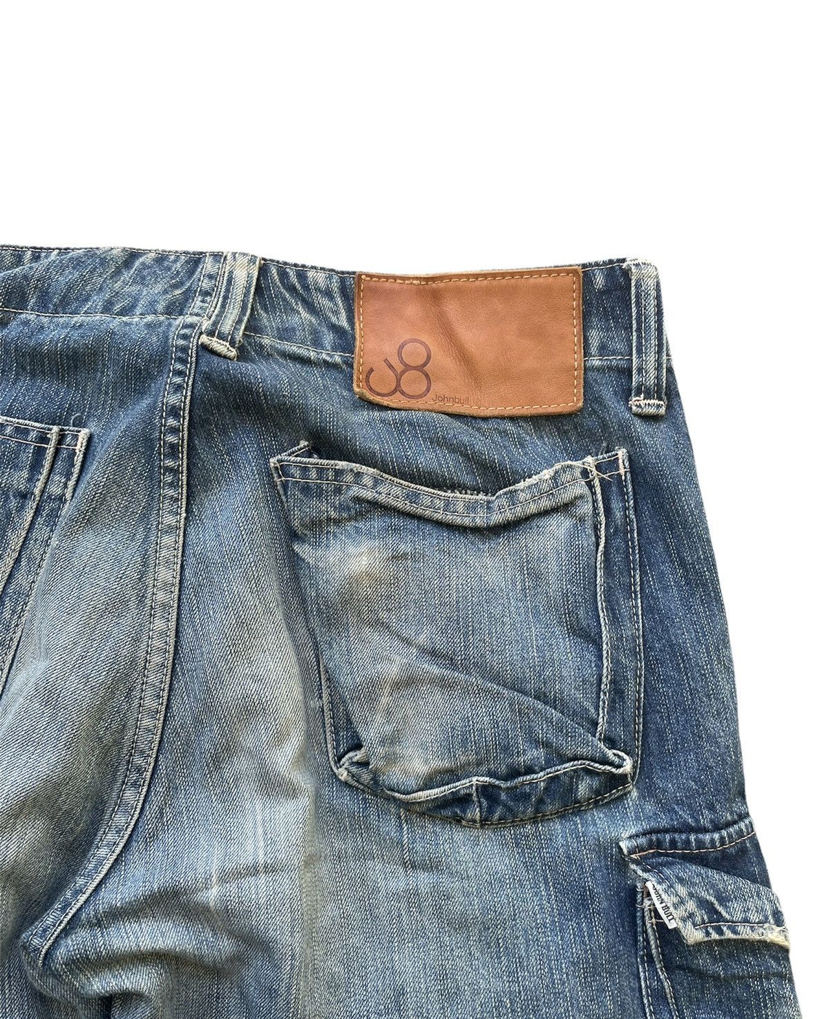 If Six Was Nine Vintage Johnbull 5 pocket Aging Faded Wash Denim Size US 32 / EU 48 - 11 Thumbnail