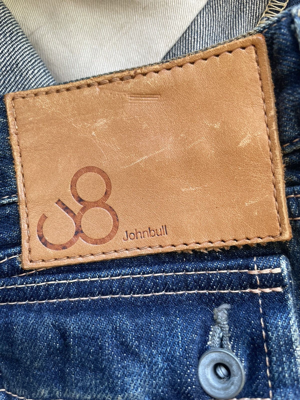 If Six Was Nine Vintage Johnbull 7 pocket Aging Faded Wash Size US 31 - 10 Thumbnail
