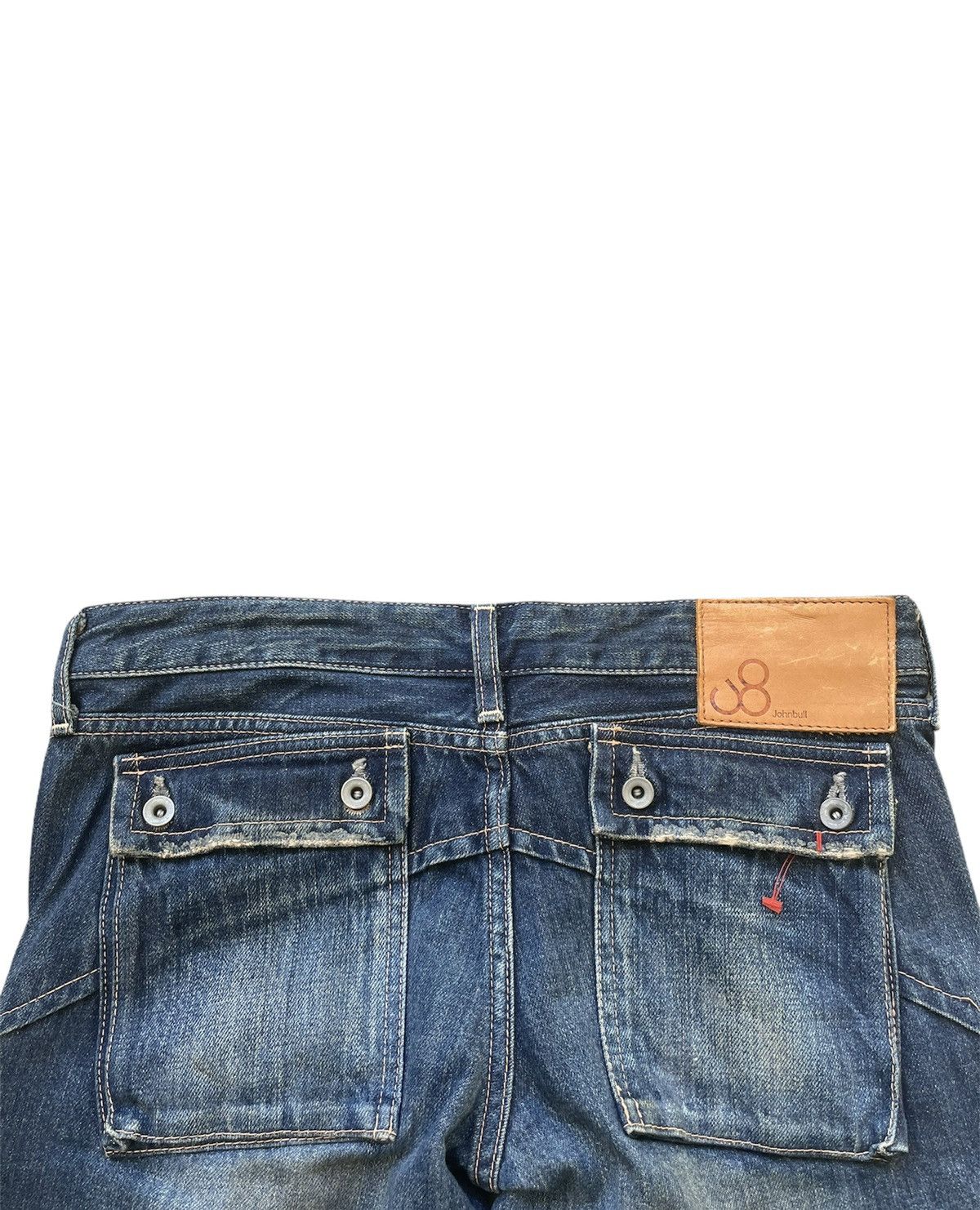 If Six Was Nine Vintage Johnbull 7 pocket Aging Faded Wash Size US 31 - 8 Thumbnail