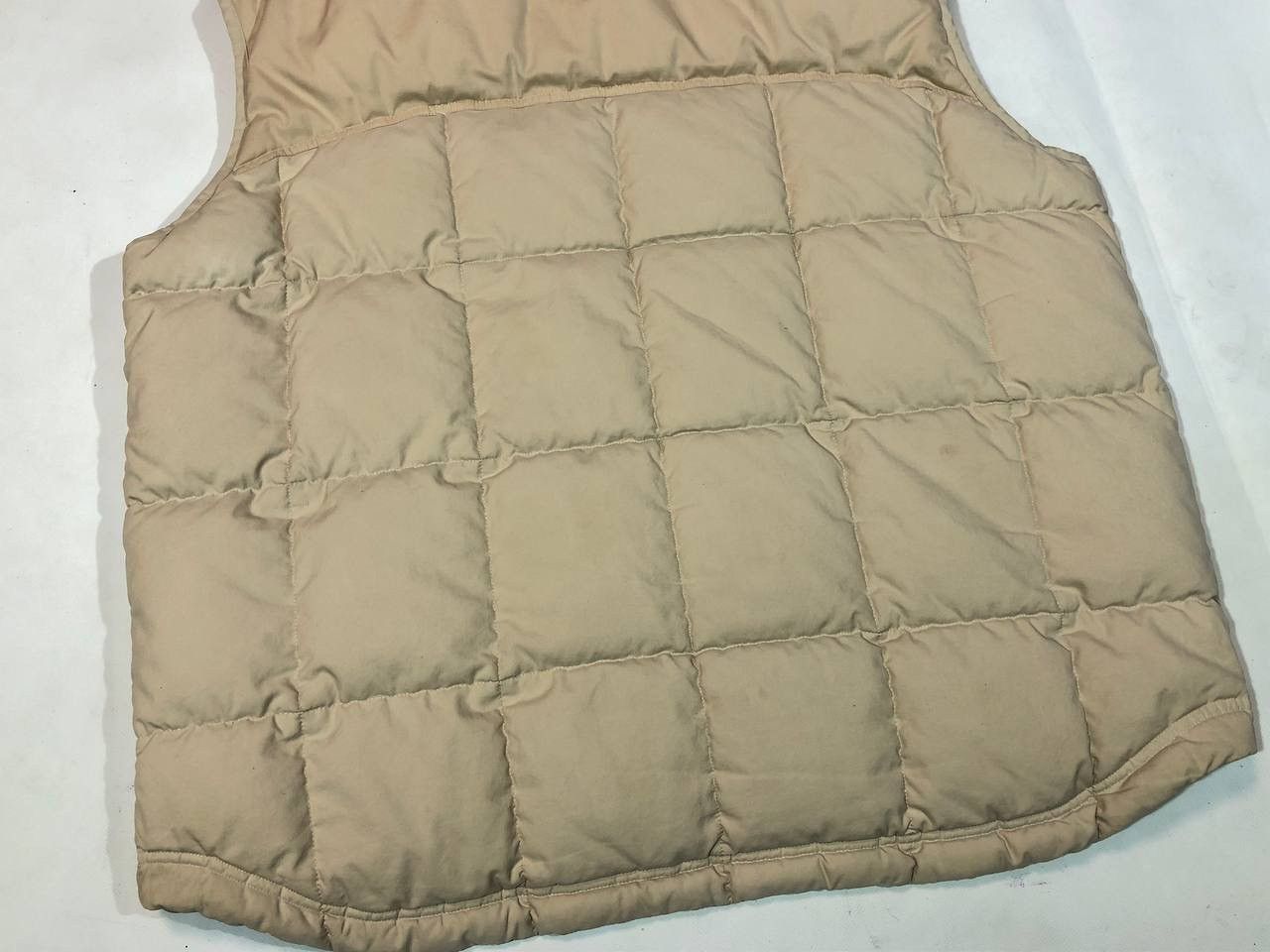 Nike × Vintage Vintage Nike Puffer Vest Beige Size US XL / EU 56 / 4 - 9 Thumbnail