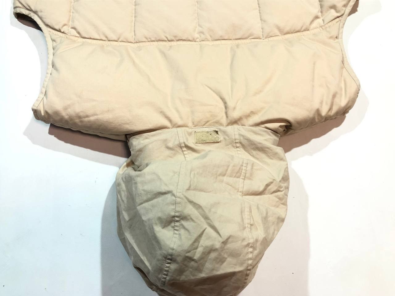 Nike × Vintage Vintage Nike Puffer Vest Beige Size US XL / EU 56 / 4 - 10 Thumbnail