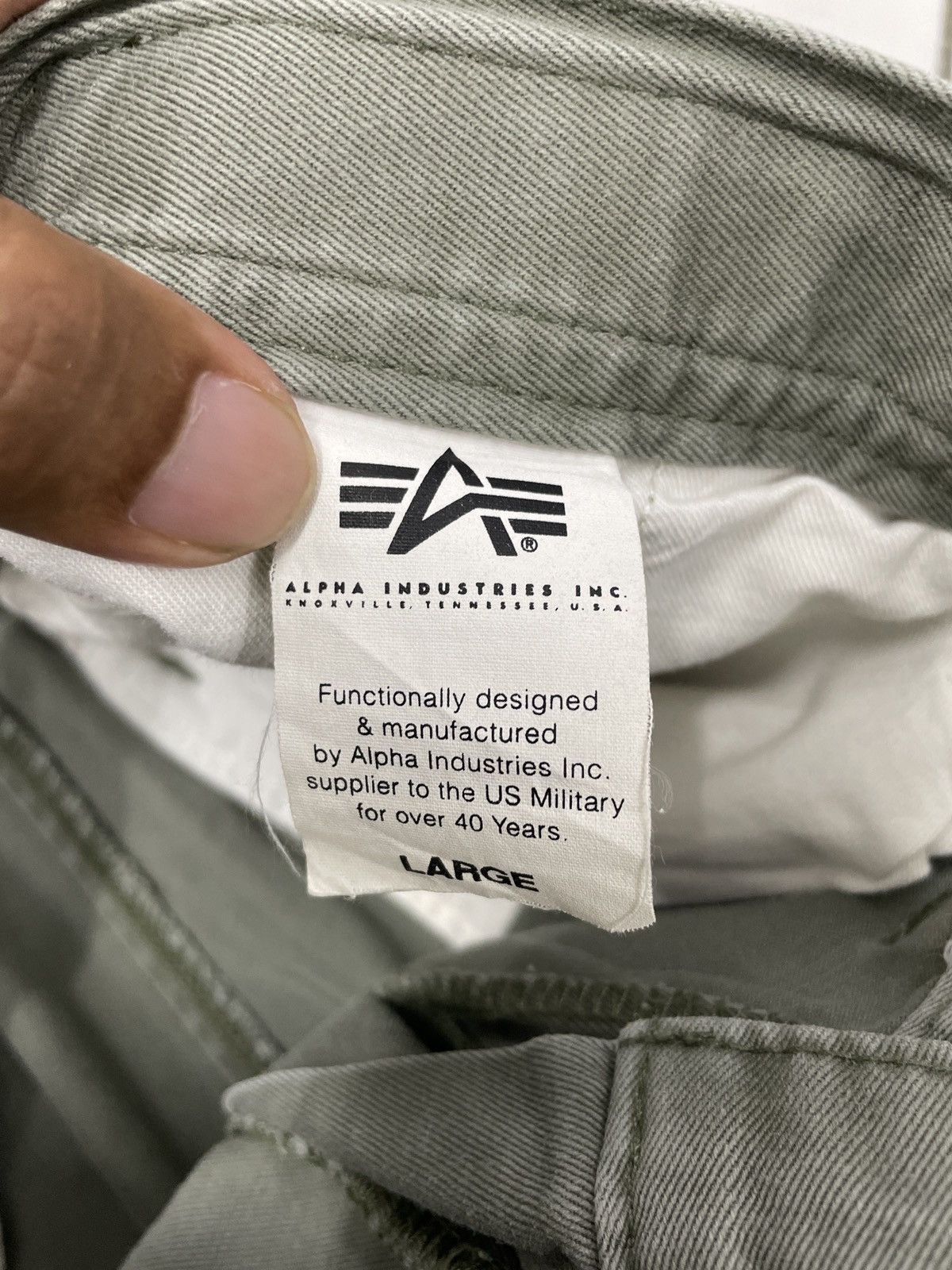 Alpha Industries Vintage Alpha Industries Cargo Pants 7 Pockets Size US 32 / EU 48 - 6 Thumbnail
