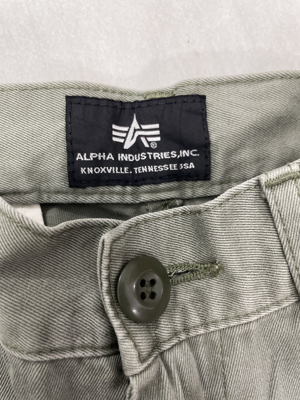 Alpha Industries Vintage Alpha Industries Cargo Pants 7 Pockets Size US 32 / EU 48 - 5 Thumbnail