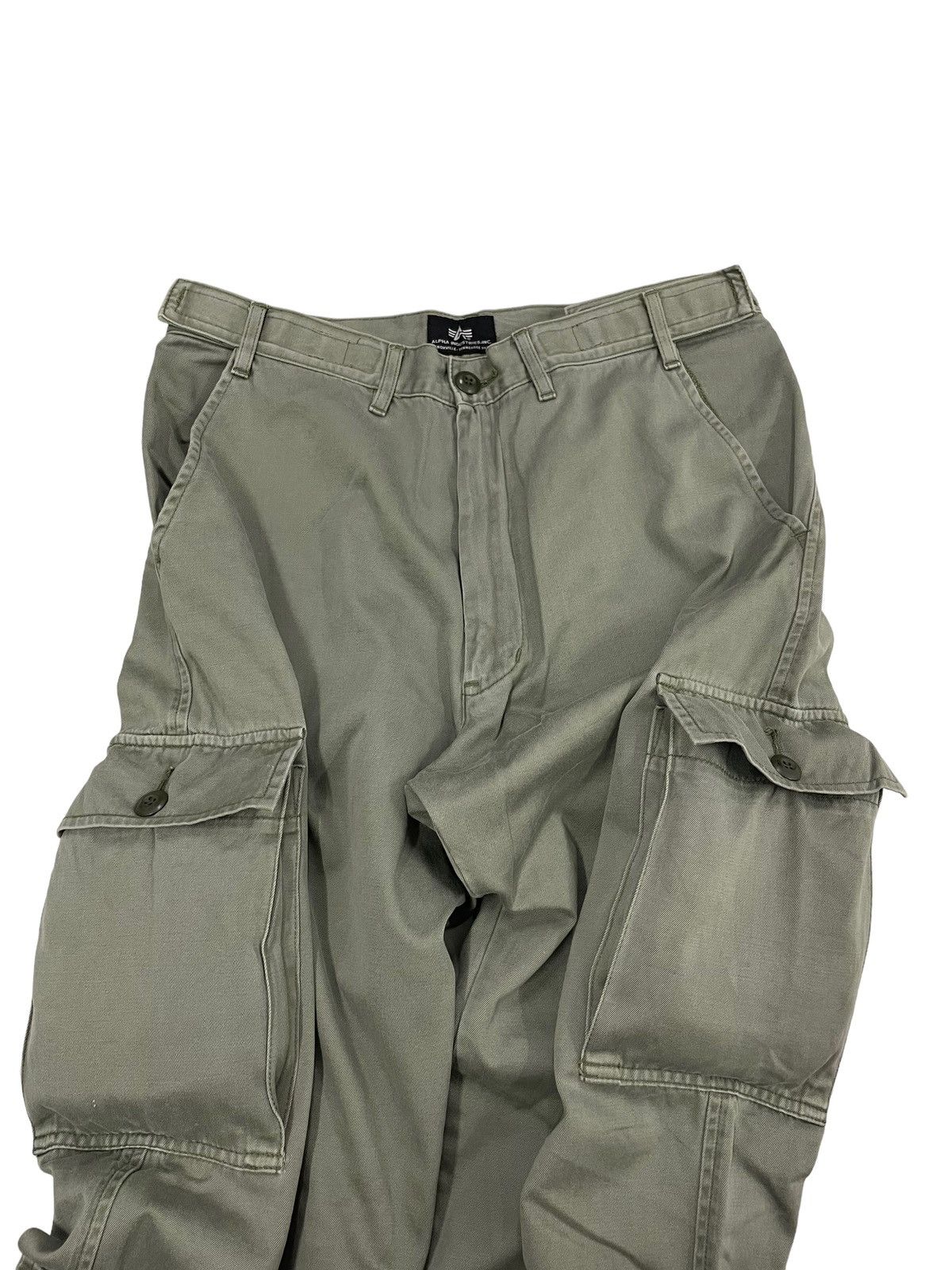Alpha Industries Vintage Alpha Industries Cargo Pants 7 Pockets Size US 32 / EU 48 - 4 Thumbnail