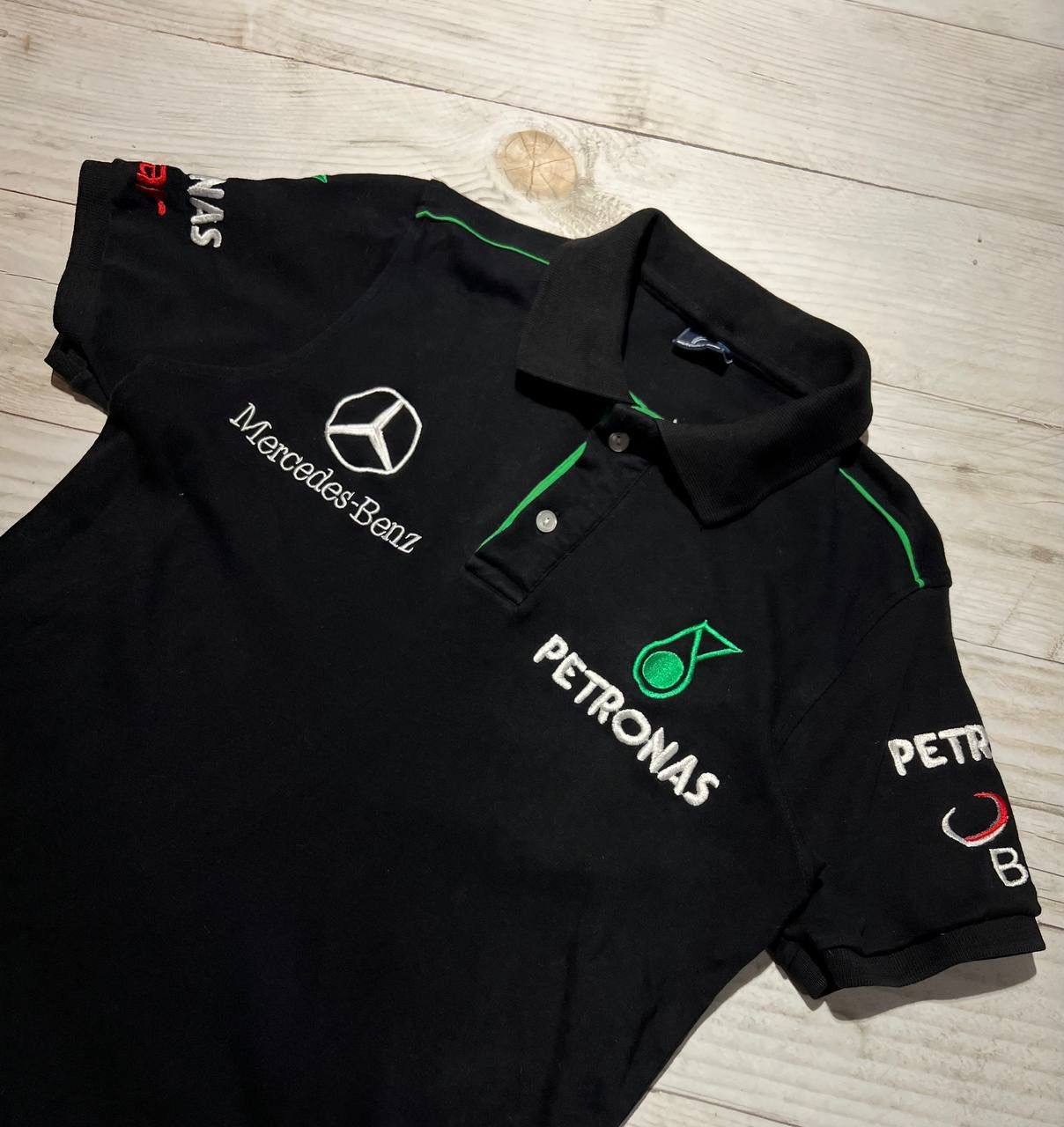 Mercedes-Benz Vintage Mercedes-Benz Petronas Polo Shirt 90s Racing F1 Size US S / EU 44-46 / 1 - 4 Thumbnail