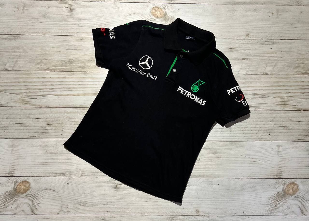 Mercedes-Benz Vintage Mercedes-Benz Petronas Polo Shirt 90s Racing F1 Size US S / EU 44-46 / 1 - 1 Thumbnail